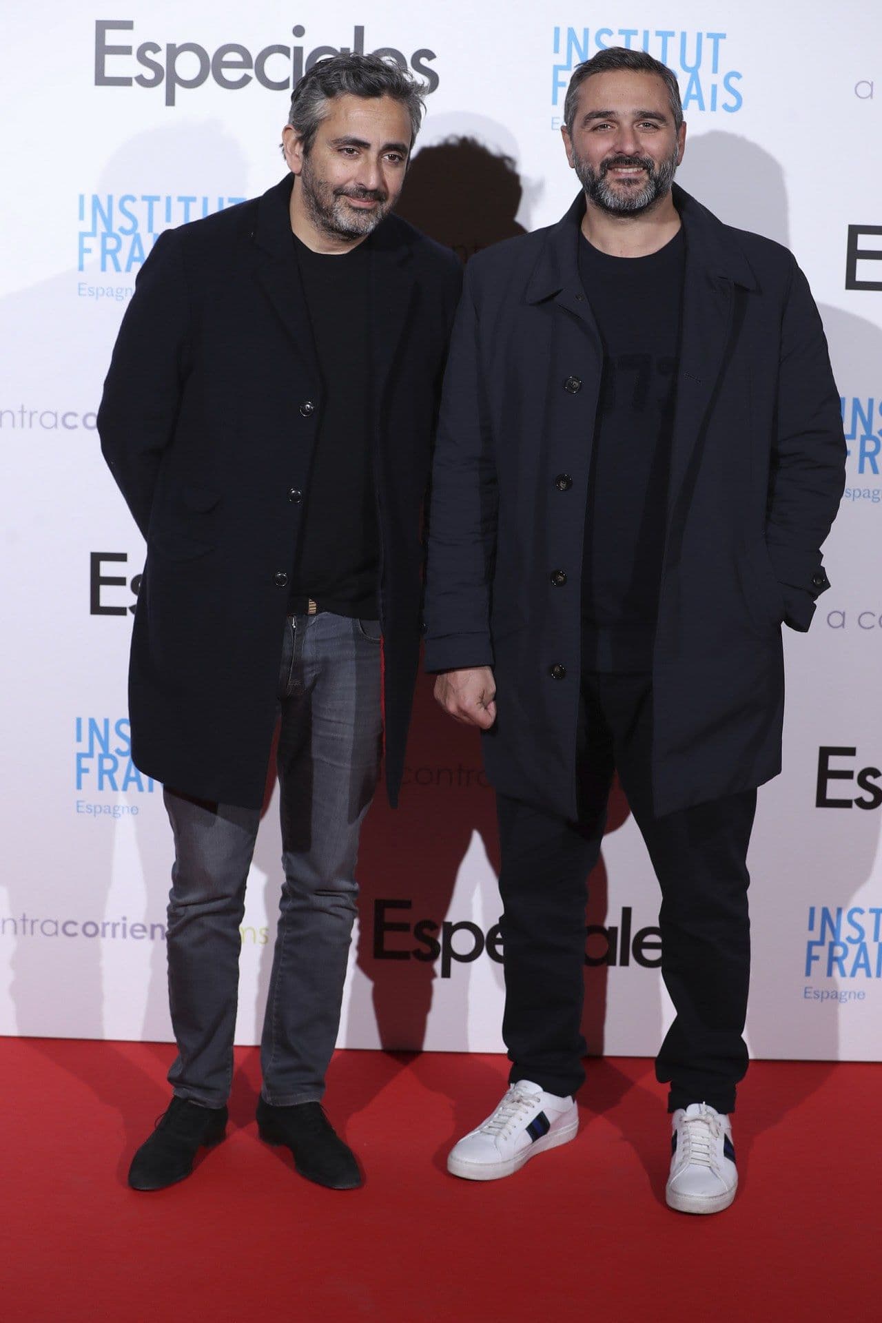 Éric Toledano y Olivier Nakache durante la presentación de 'Especiales' en el Institut Français de Madrid en 2020
