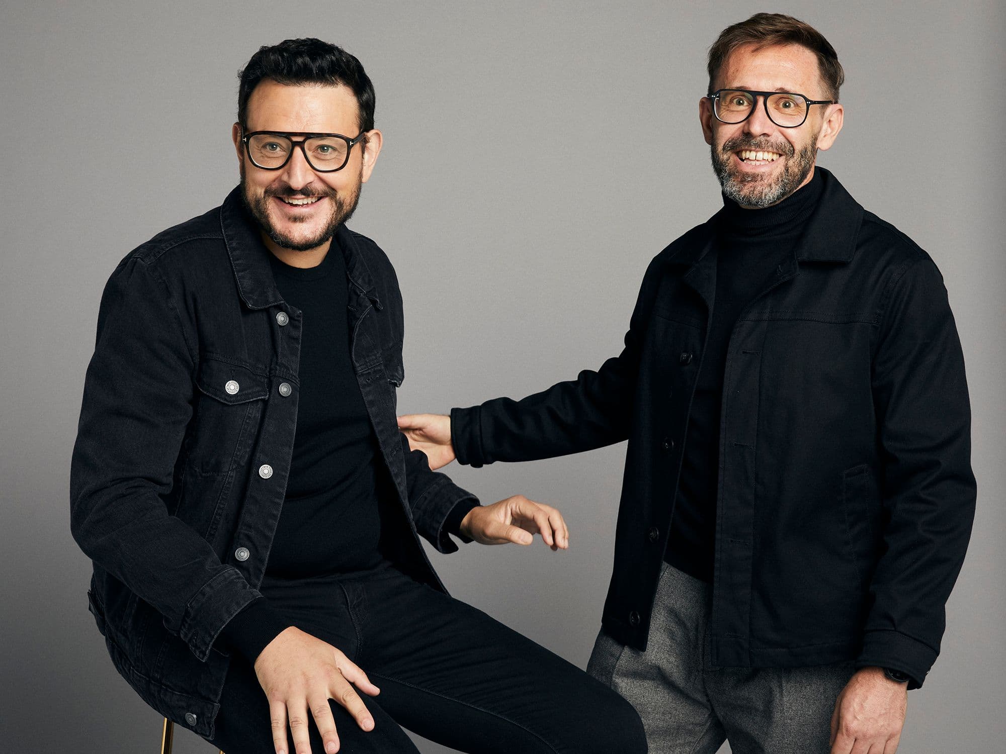 Dani de la Torre y Alberto Marini, creadores de la serie 'La Unidad'