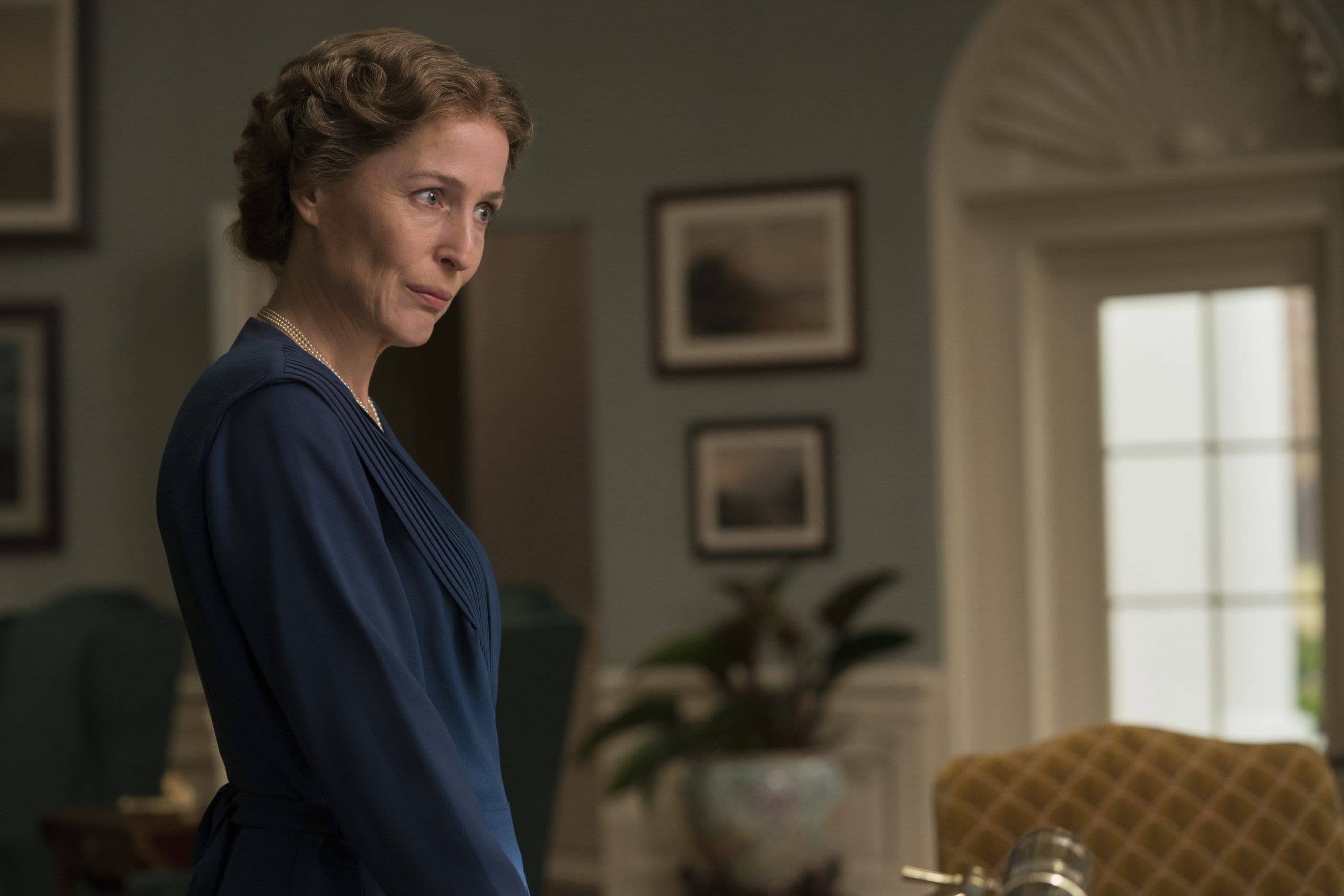 En 'The First Lady', Gillian Anderson fue Eleanor Roosevelt