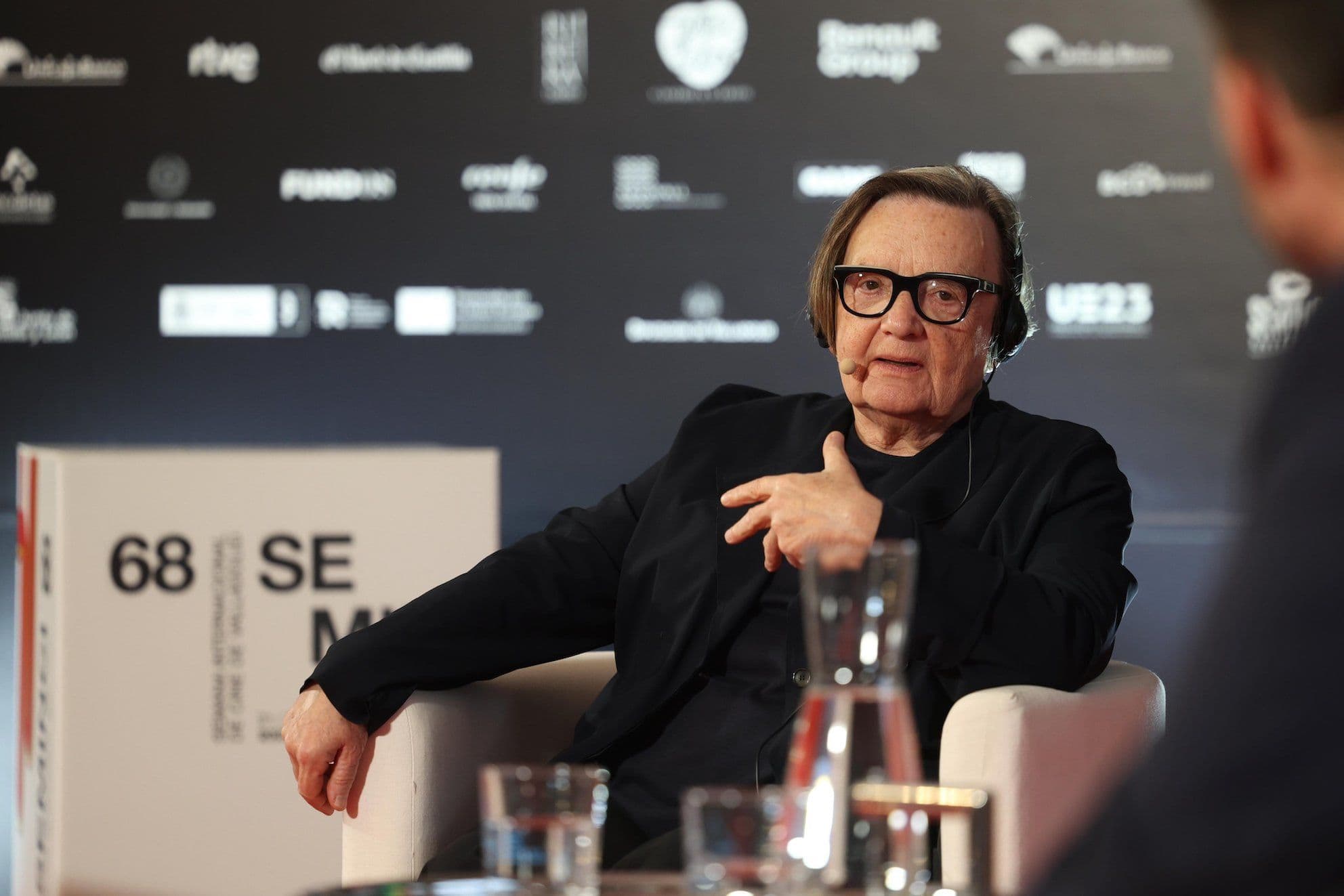 Agnieszka Holland, durante la presentación en Valladolid de la incómoda 'Green Border'
