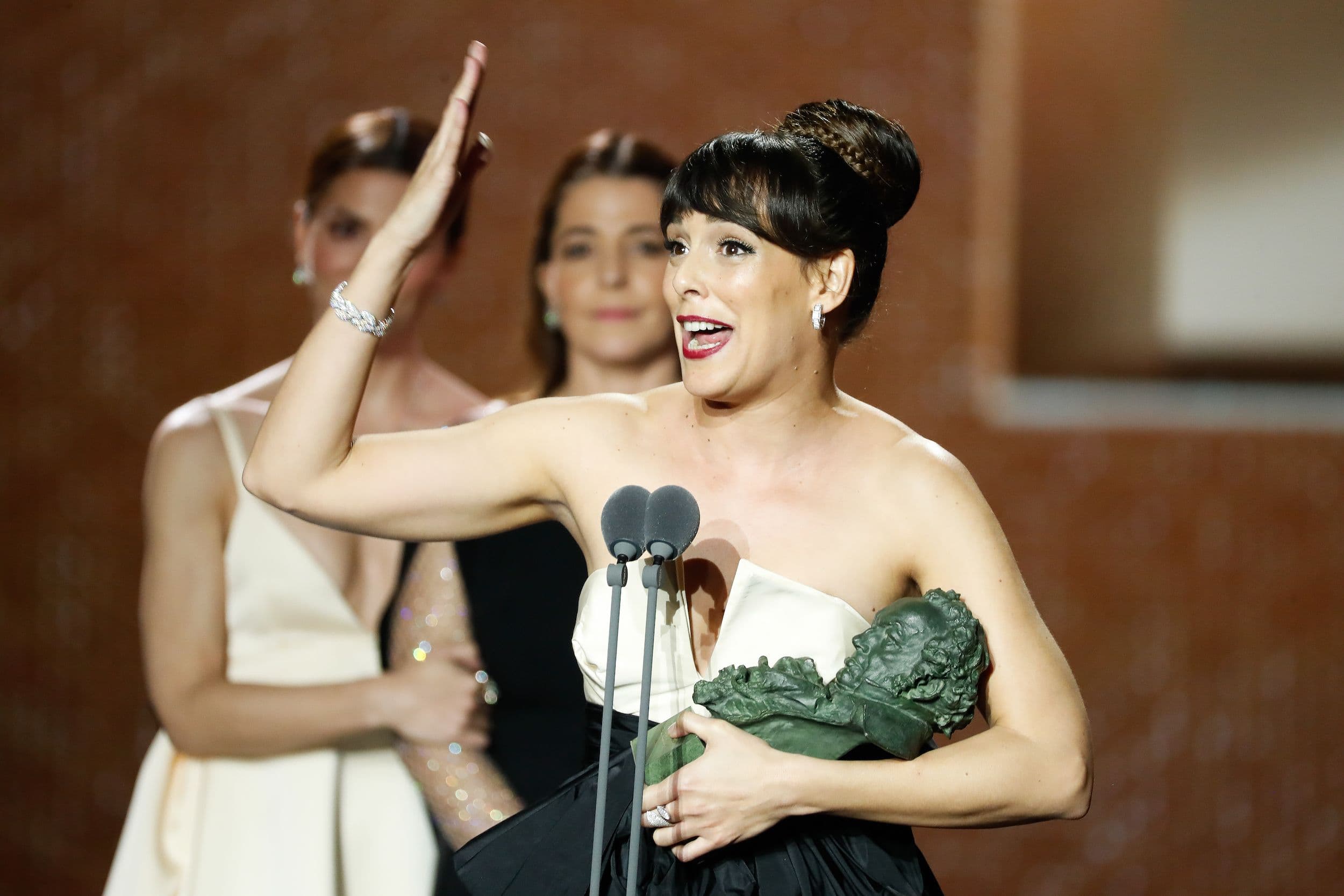La actriz Belén Cuesta agradece su Goya a la Mejor Actriz protagonista por 'La trinchera infinita' en la gala de 2020