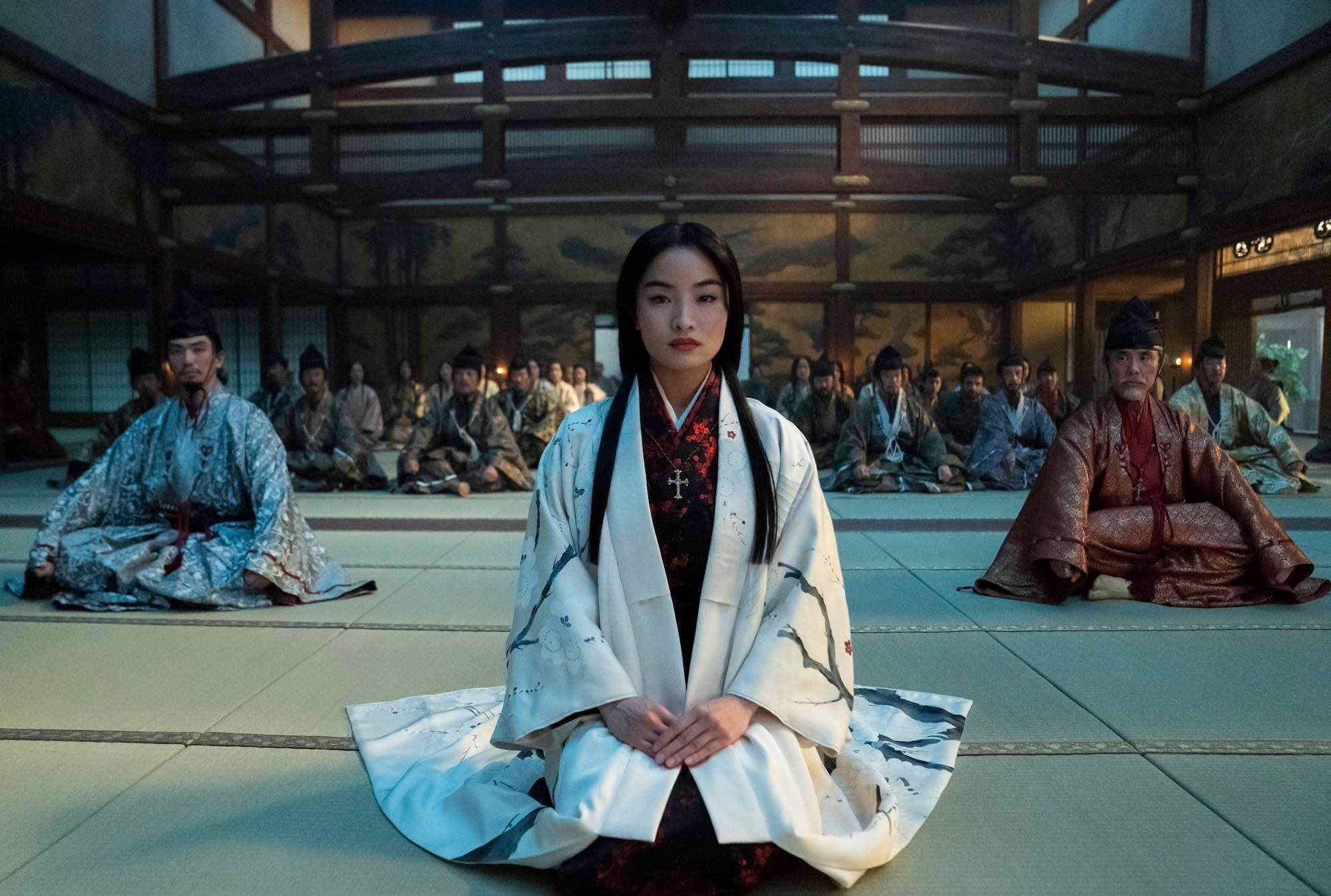 Anna Sawai en un fotograma de 'Shōgun', la serie creada por Rachel Kondo y Justin Marks