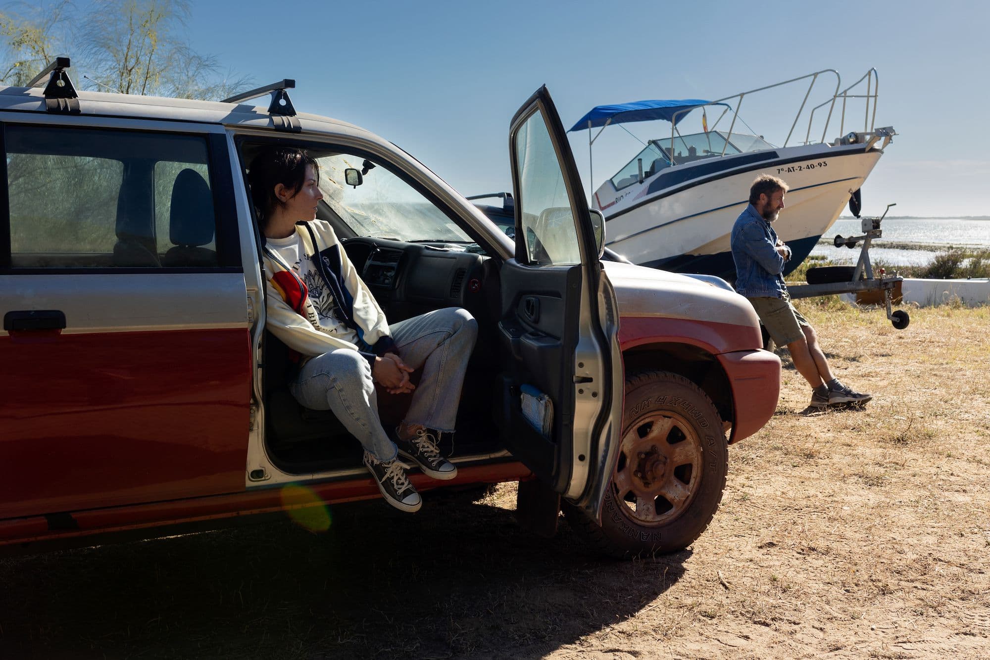 Fotografía del rodaje de 'Los Tigres'
