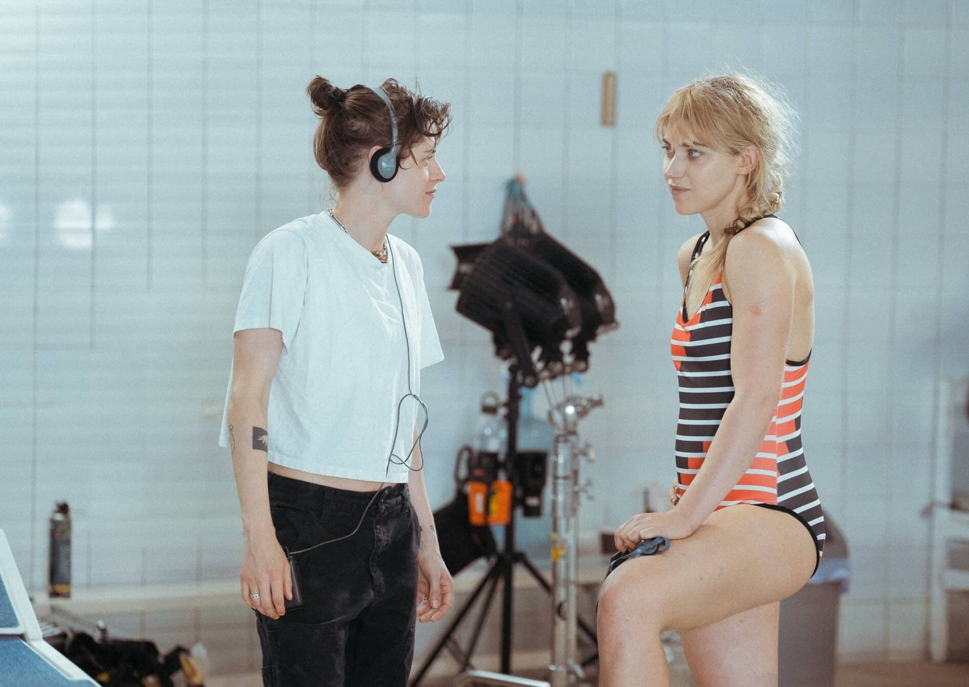Kristen Stewart e Imogen Poots, detrás de las cámaras de 'La cronología del agua'