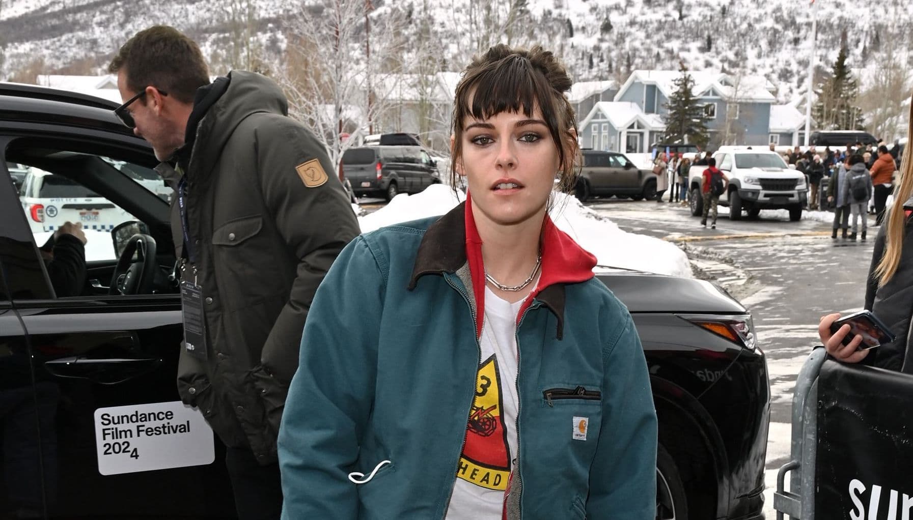 La actriz Kristen Stewart acude a la premiere de la película 'Love me' en el Festival de Sundance 2024