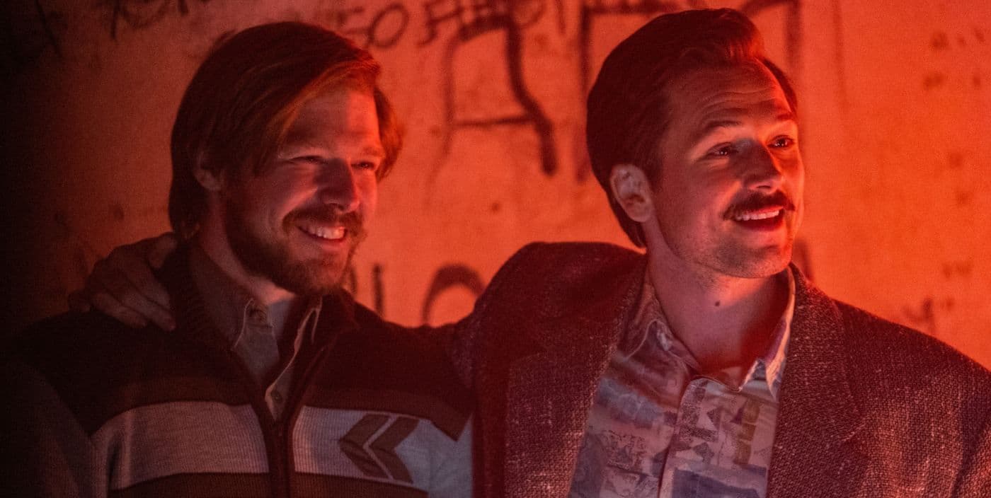 Fotograma de 'Tetris' con Taron Egerton como el creador del videojuego.
