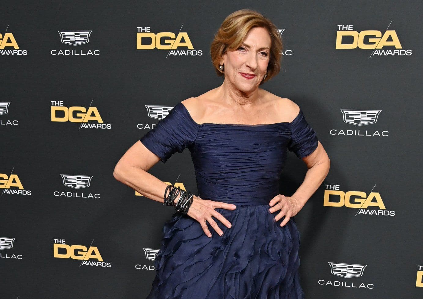 La presidenta del DGA, Lesli Linka Glatter, durante su entrega de premios de 2023.