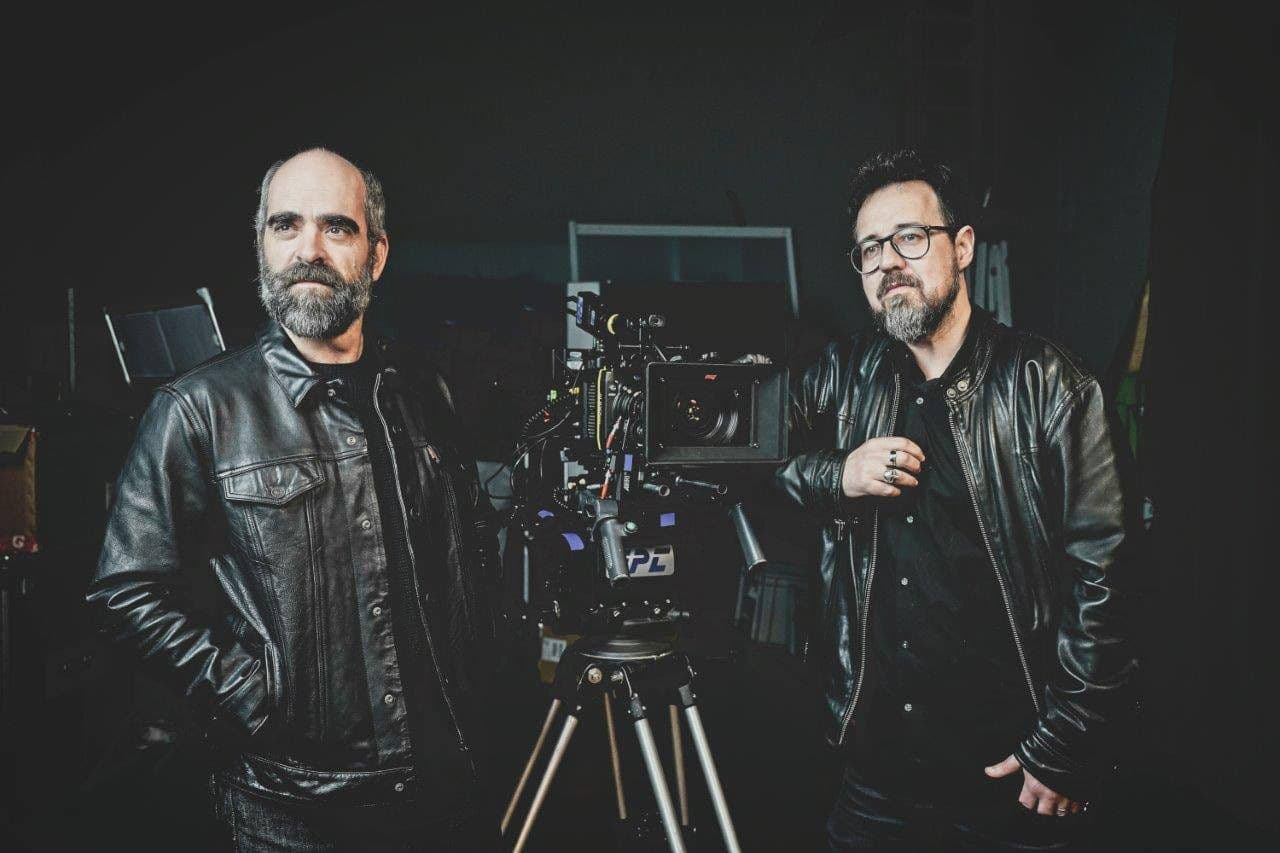 El director Paco Plaza y el actor Luis Tosar, durante el anuncio del rodaje de 'Quien a hierro mata'