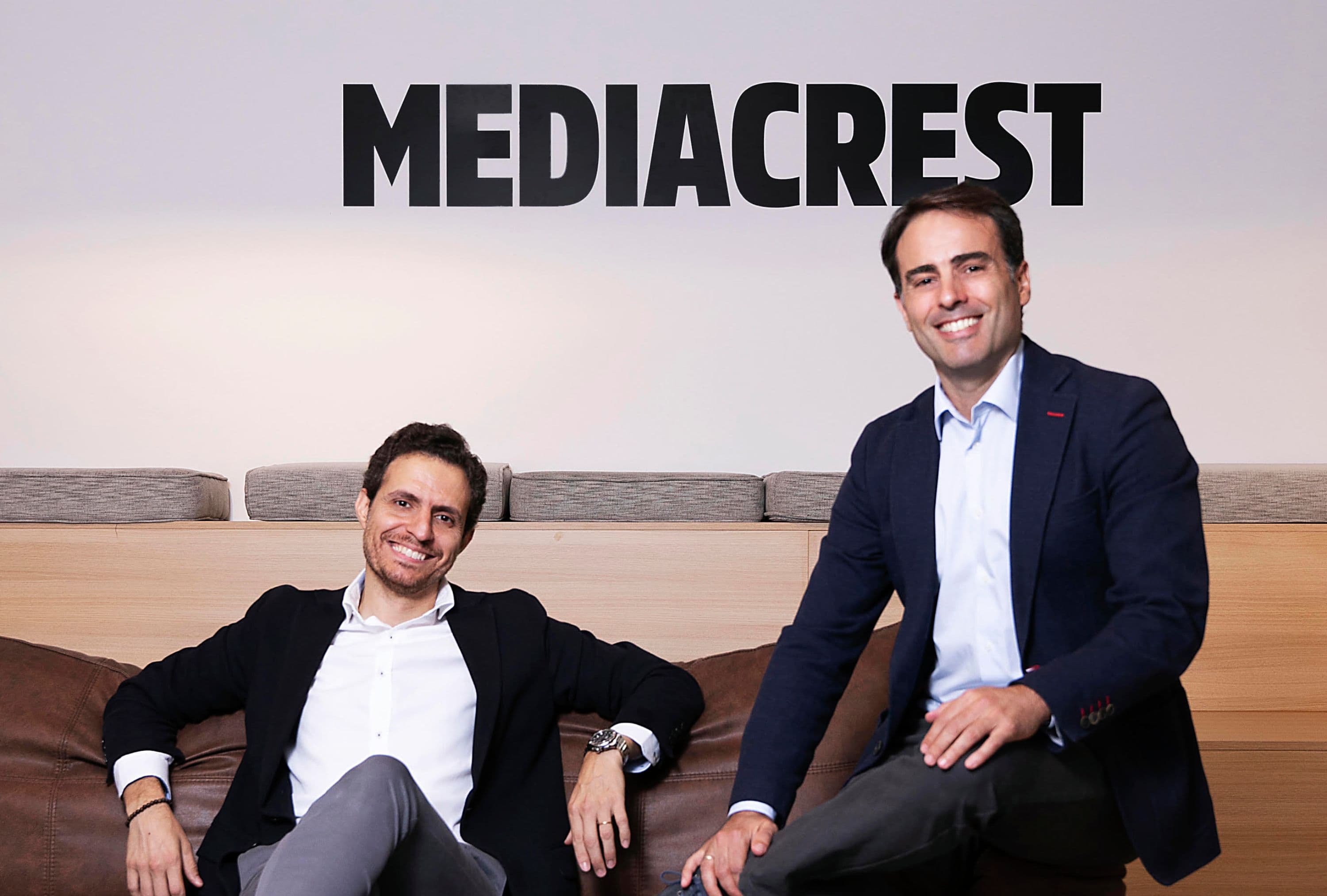 Cristian Liarte y Antonio Aragón, CEO y CFO de la productora Mediacrest
