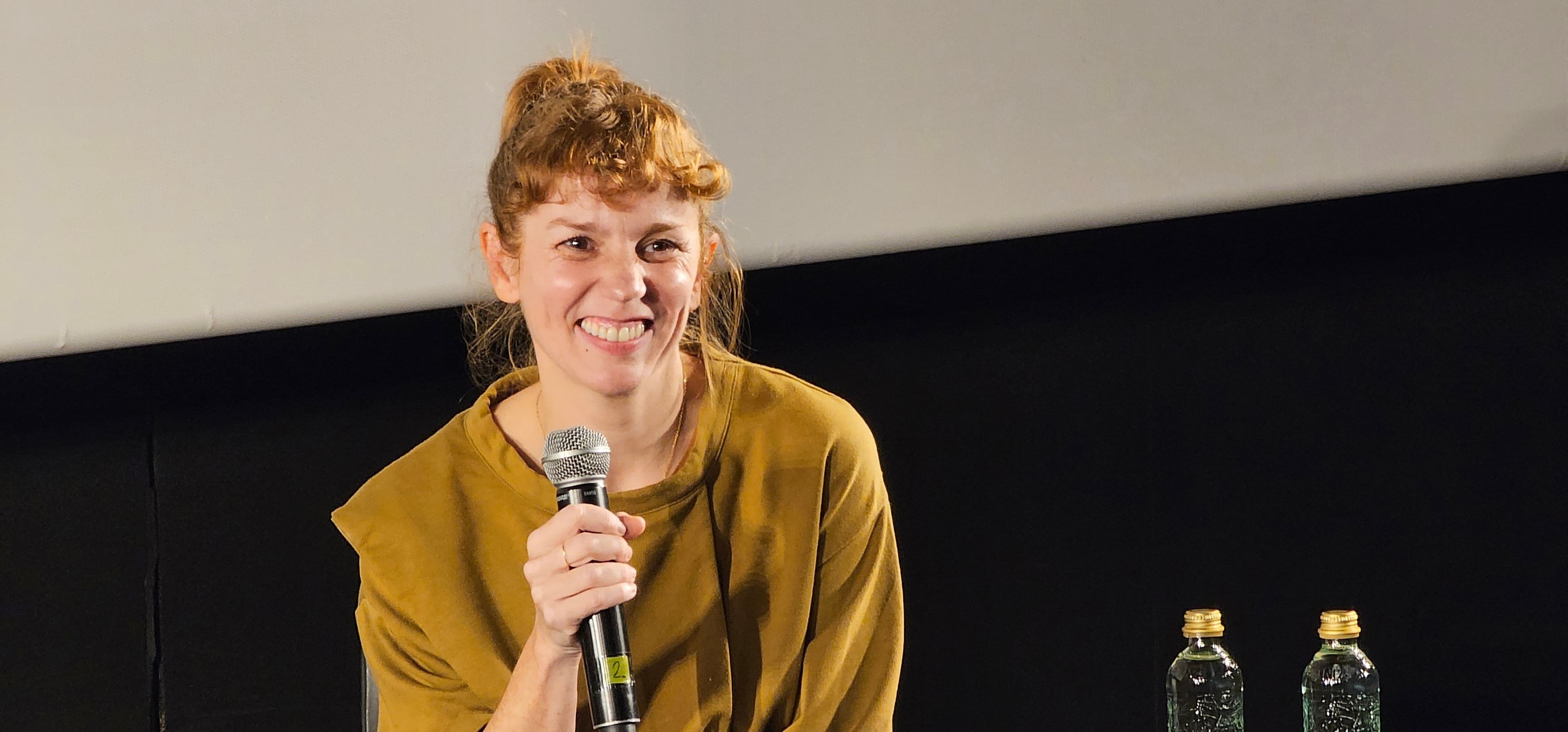 María Vázquez, actriz de 'Matria', celebra su nominación al Goya en la Academia de Cine