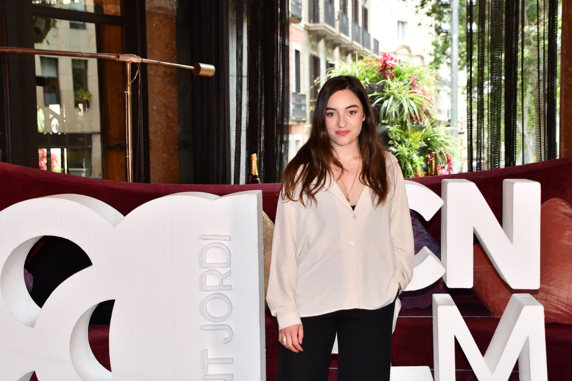 La directora Luàna Bajrami en el Festival Internacional de Cine de Barcelona-Sant Jordi