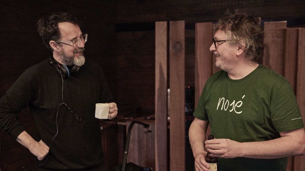 Imagen del rodaje de 'Mugaritz. Sin pan ni postre', documental dirigido por Paco Plaza
