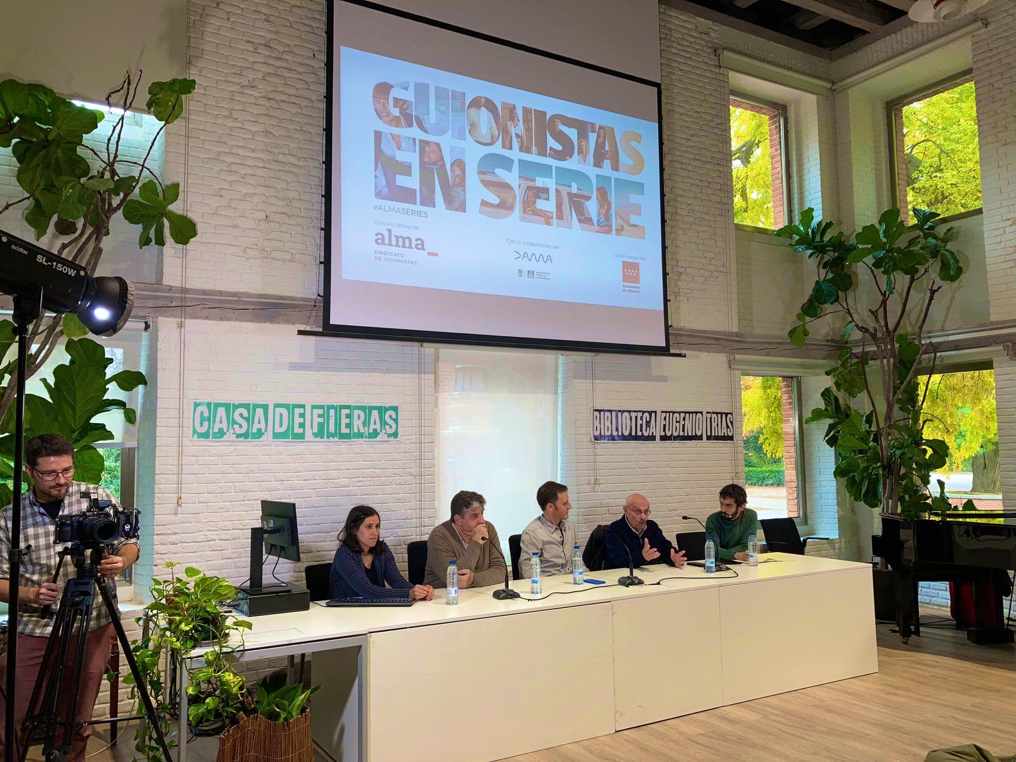 (De izq. a der.) Sonia Sánchez, Ignacio del Moral, Jacobo Delgado, Eduardo Ladrón de Guevara y Manu Dios