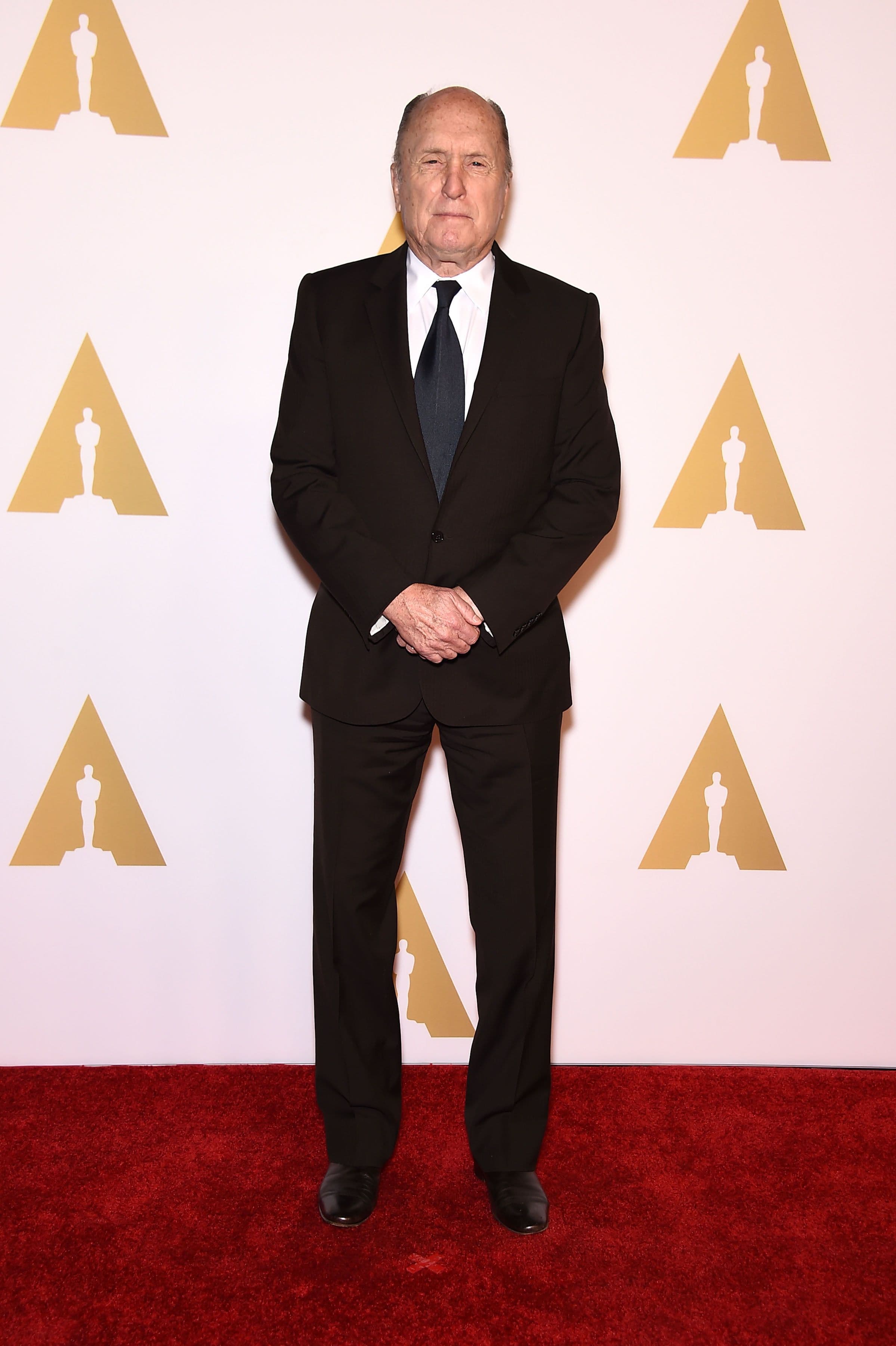 Robert Duvall, en el almuerzo de nominados al Oscar de 2015, al que atendió en calidad de finalista por su trabajo en ‘El juez’