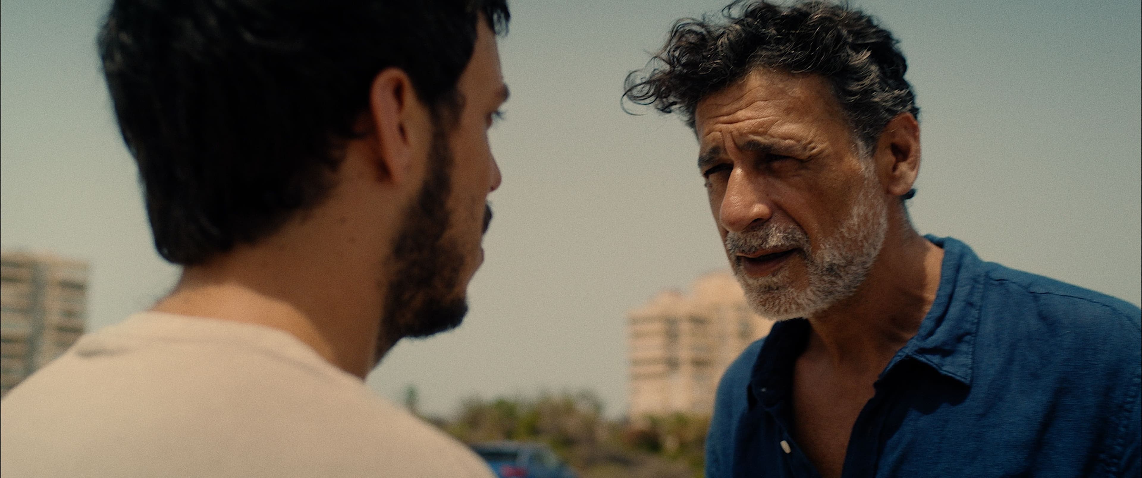 Los actores Manuel Canchal y Nacho Fresneda en un fotograma promocional del cortometraje 'Cólera'