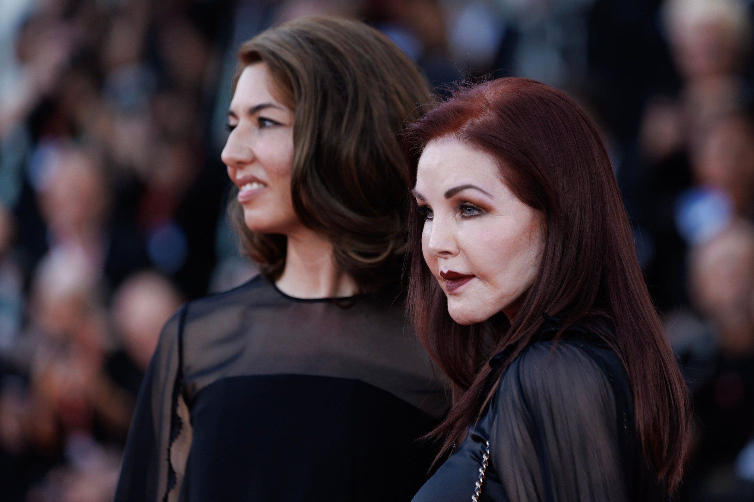 La directora Sofia Coppola y la actriz Priscilla Presley, en la alfombra roja de la Mostra de Venecia
