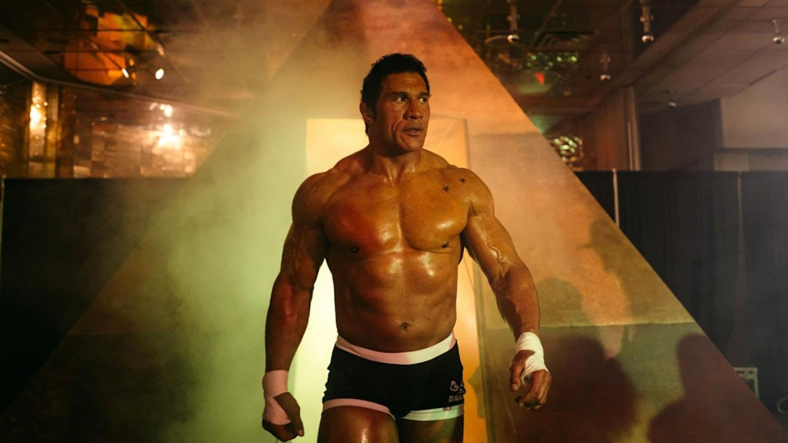 Dwayne 'The Rock' Johnson en un fotograma promocional de 'The smashing machine', de Benny Safdie