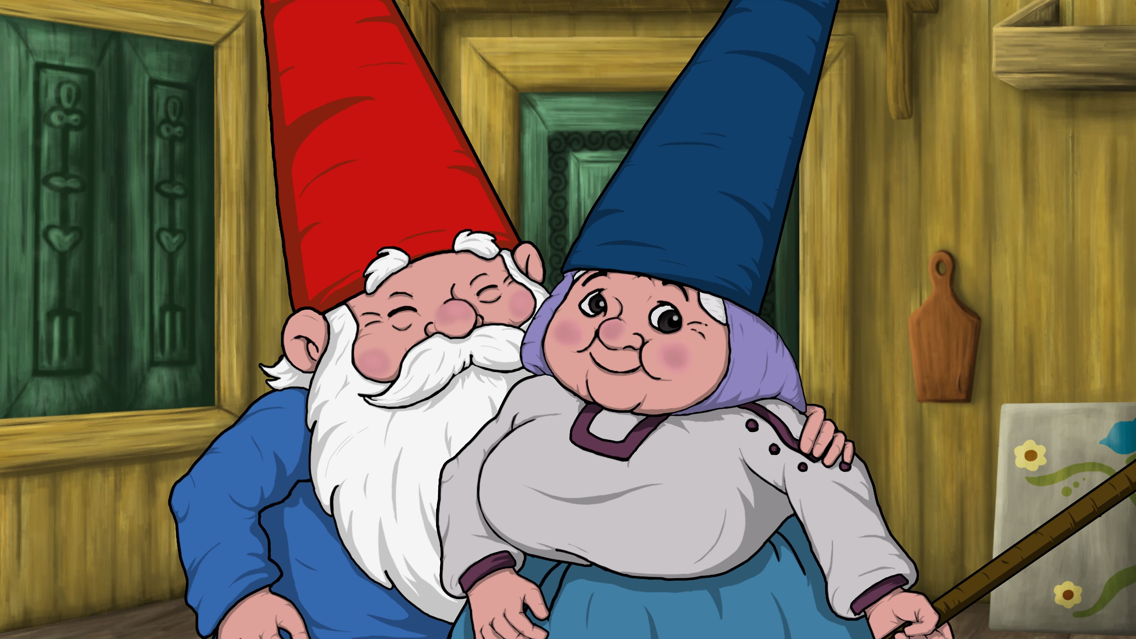 David y Lisa, los dos personajes protagonistas de la serie de BRB 'David El Gnomo'