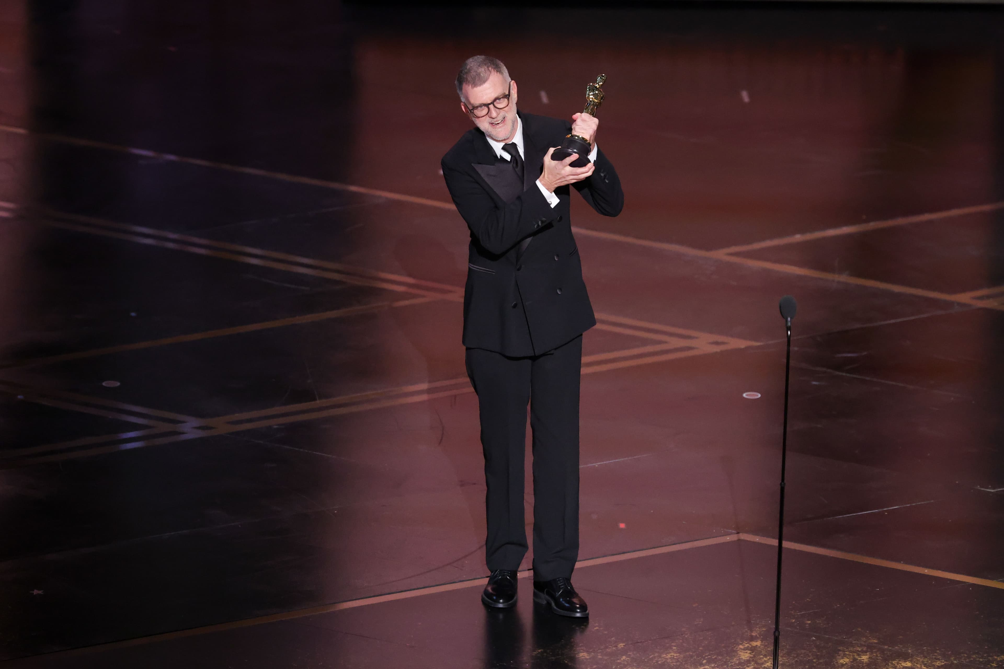 El director Paul Thomas Anderson en la ceremonia de los Premios Oscar 2026