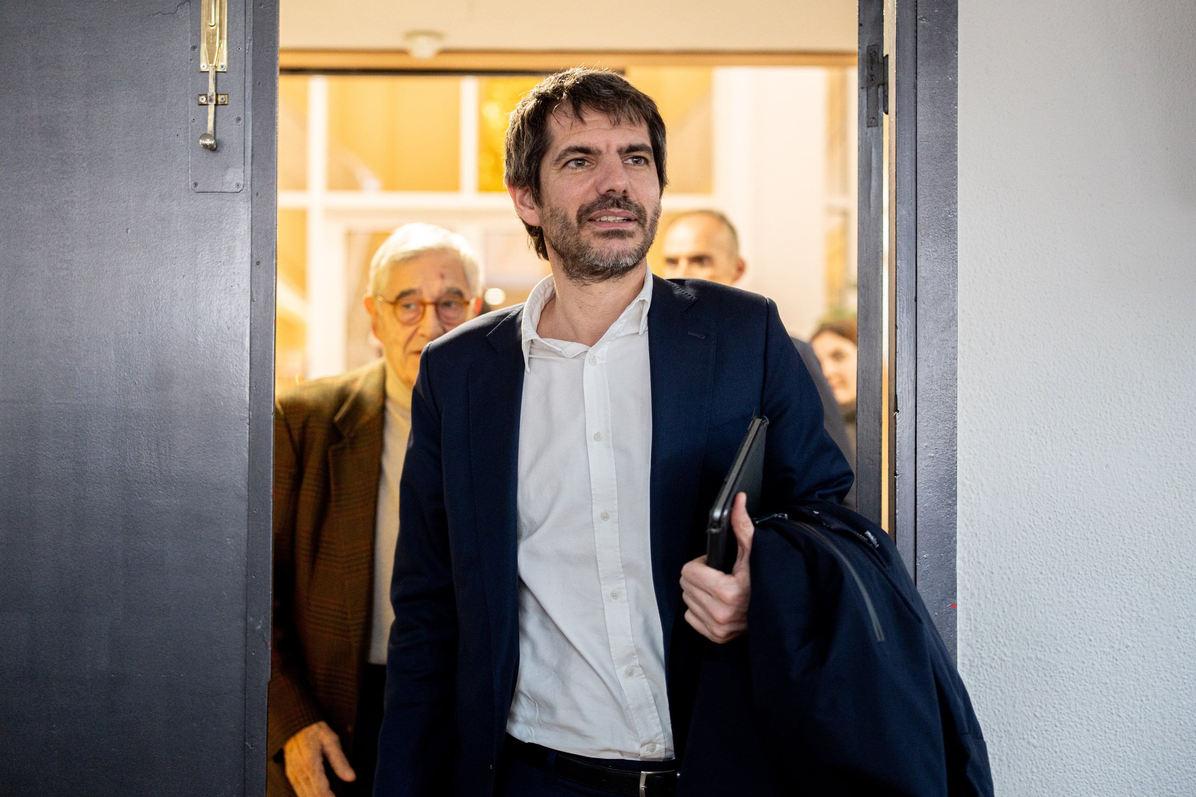 Ernest Urtasun, ministro de Cultura, a la salida de una sesión plenaria en el Congreso de los Diputados