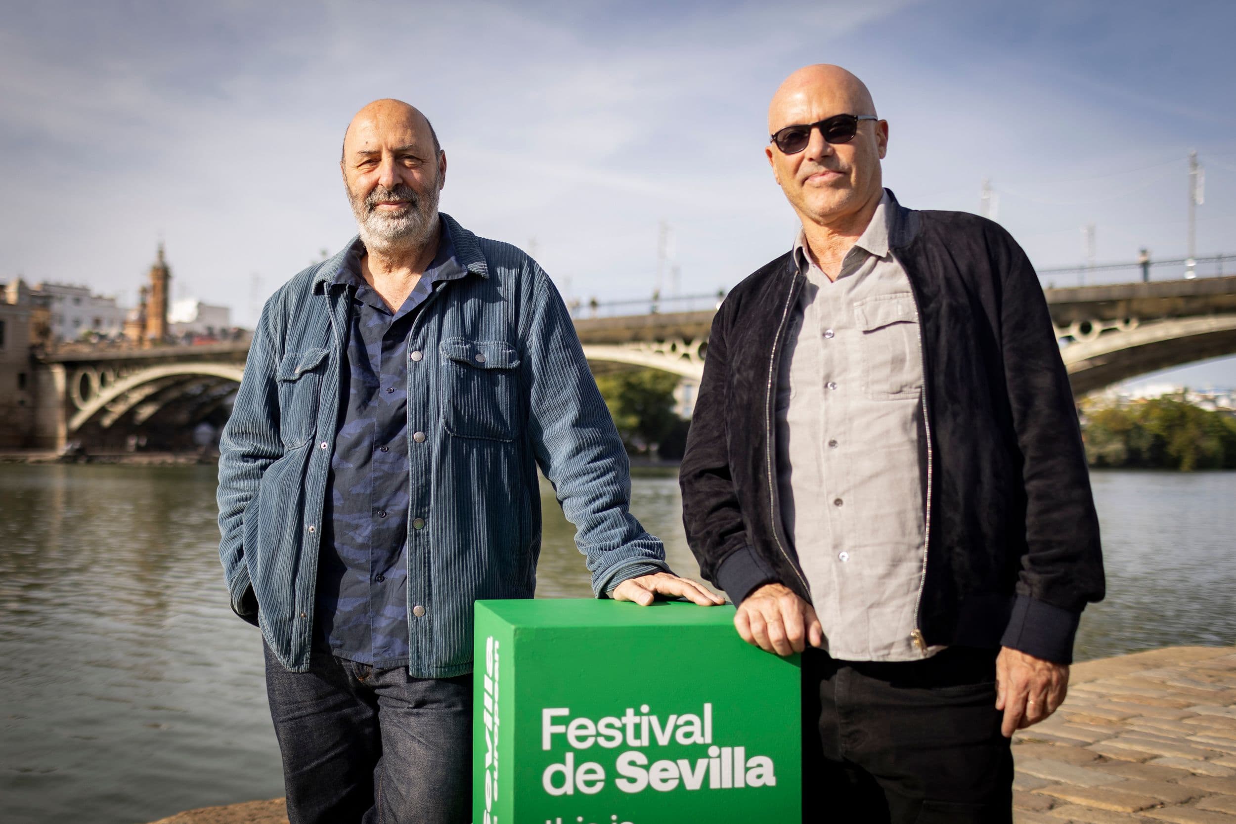 El director Cédric Klapisch y el productor Bruno Levy a su paso por el Festival de Sevilla 2025