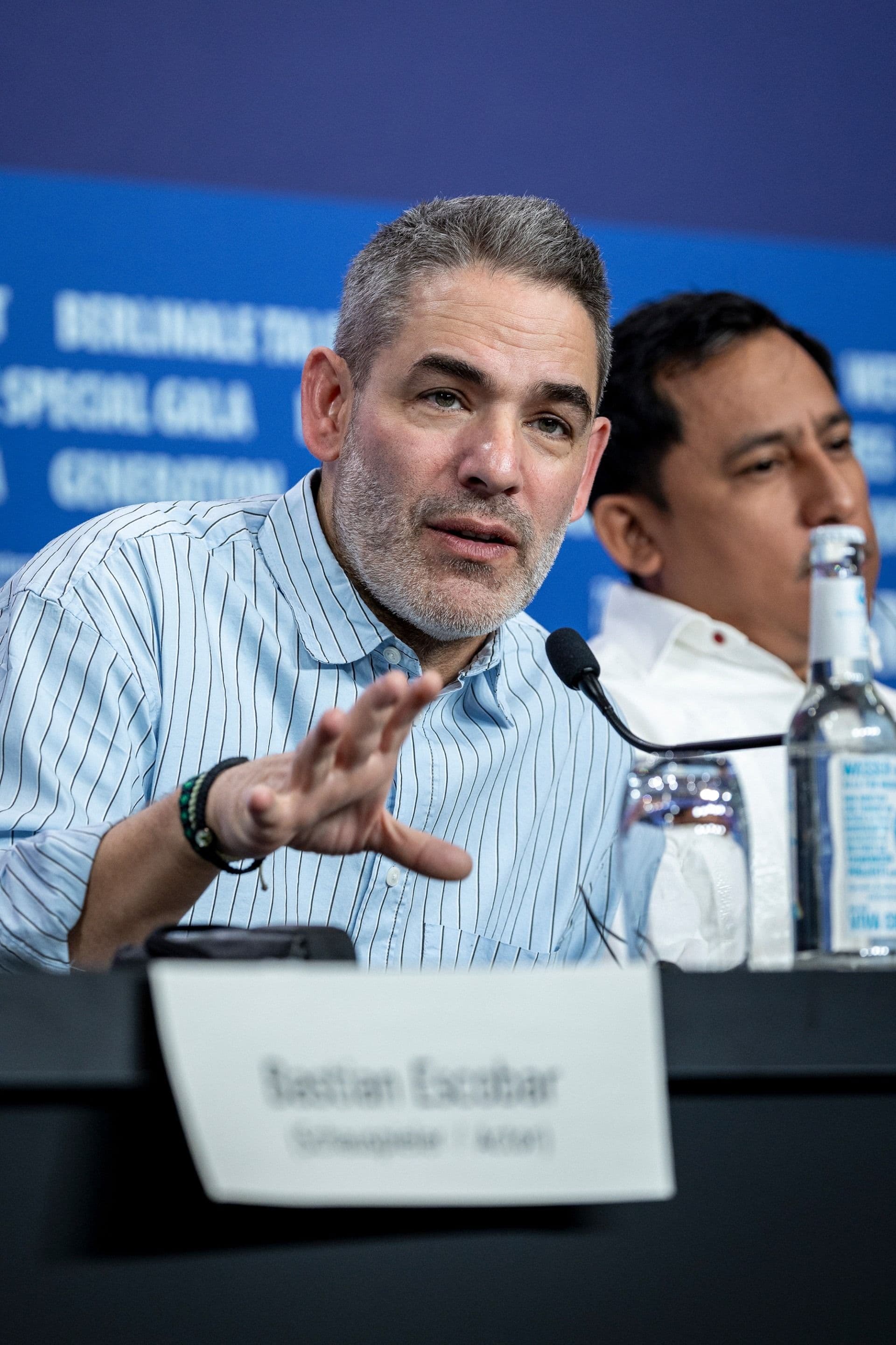 El director mexicano Fernando Eimbcke en el Festival de Berlín
