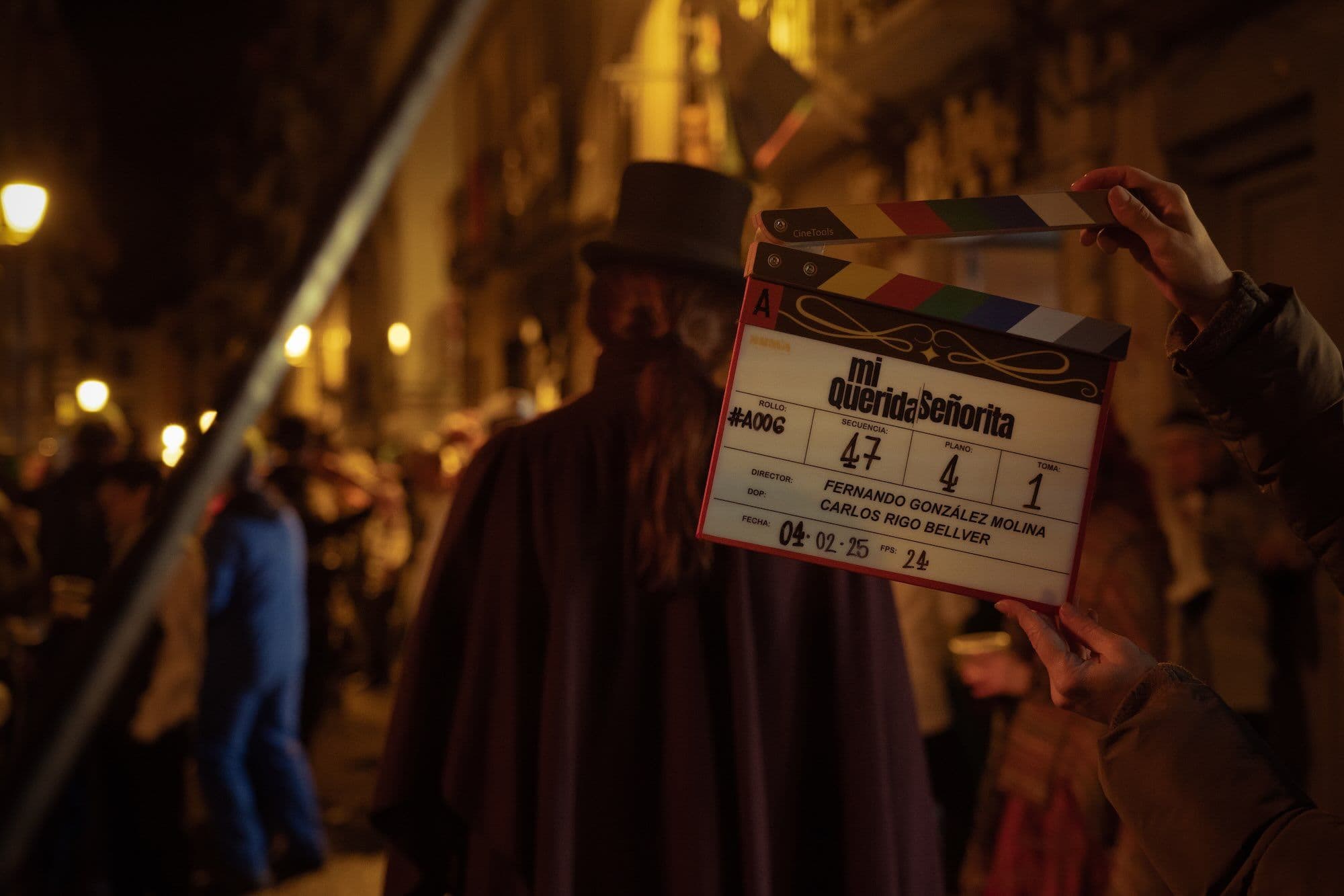 Imagen del rodaje de 'Mi querida señorita', de Fernando González Molina