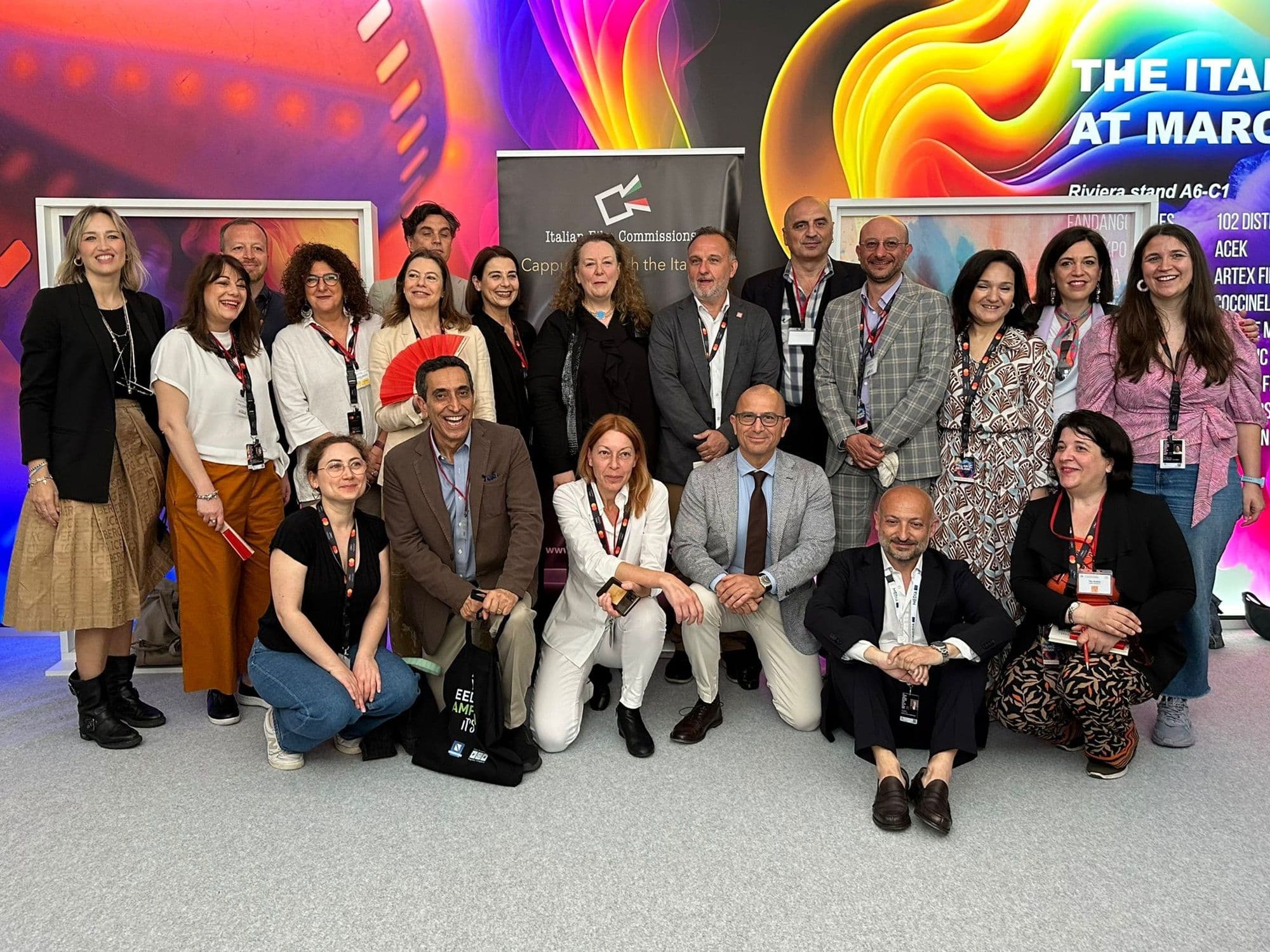 La Spain Film Comission y la Italian Film Comission en el Marché du film de Cannes 2024