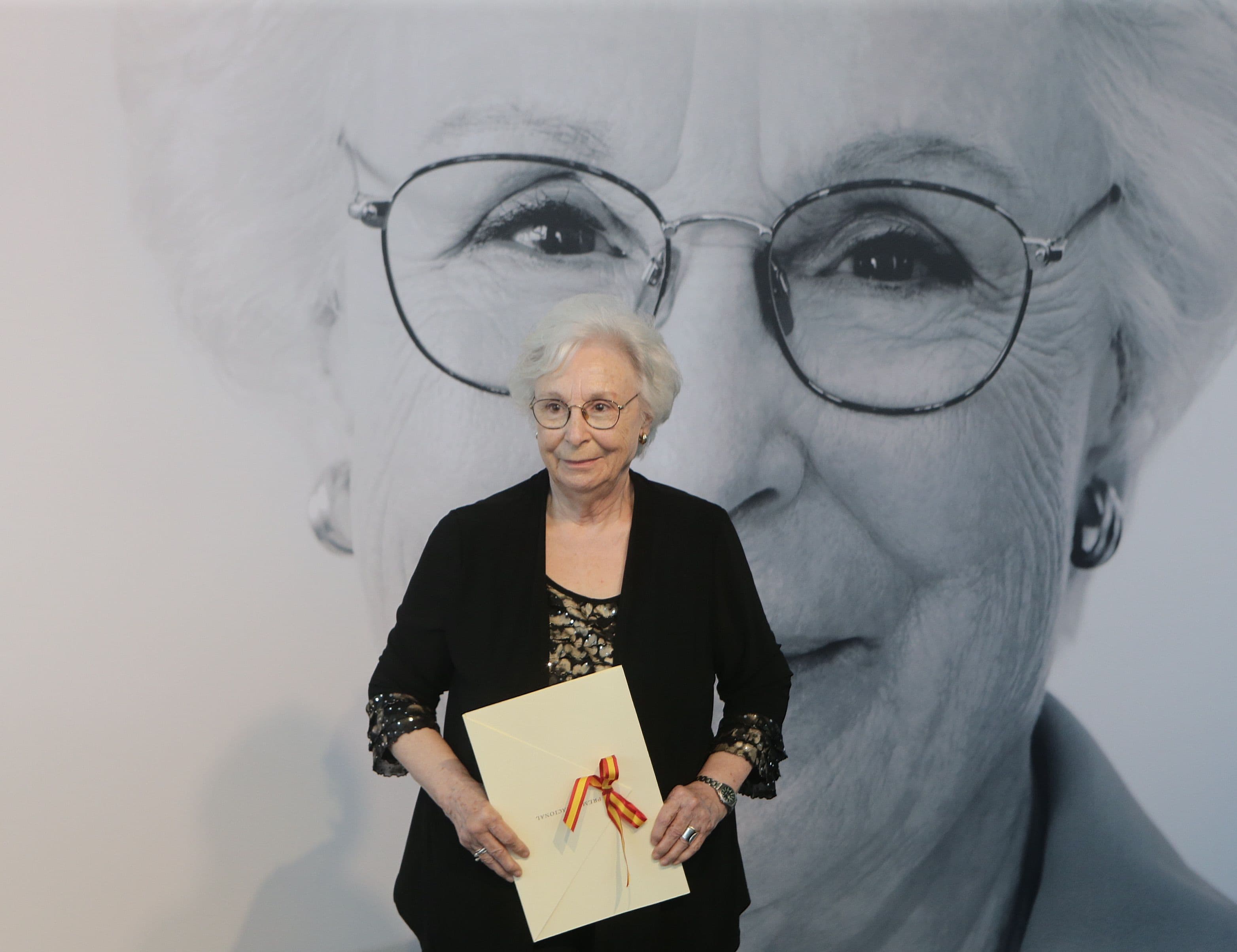 Recibiendo el Premio Nacional de Cinematografía en 2019