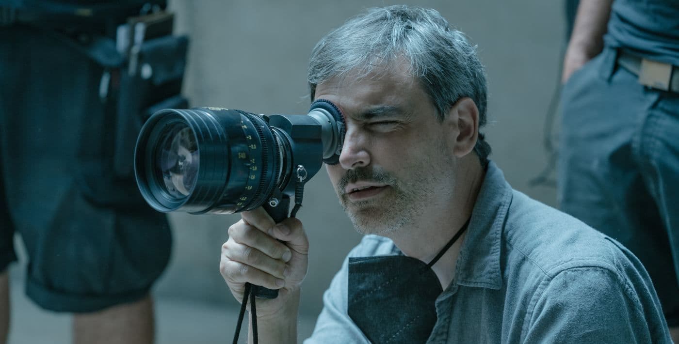 El director de Jorge Dorado, durante el rodaje de la segunda temporada de 'The Head'.