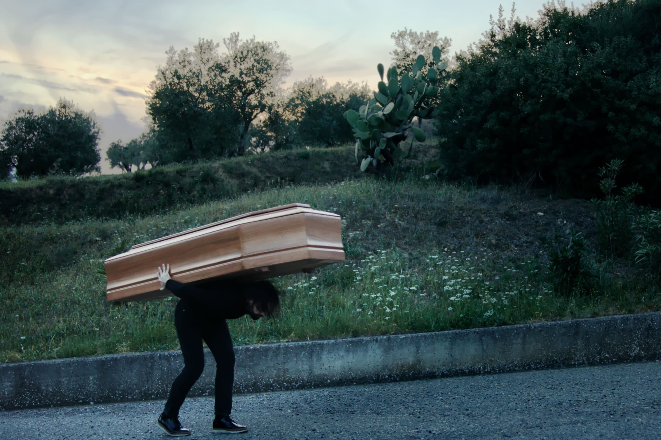 Fotograma del cortometraje documental 'El santo', de Carlo D'Ursi