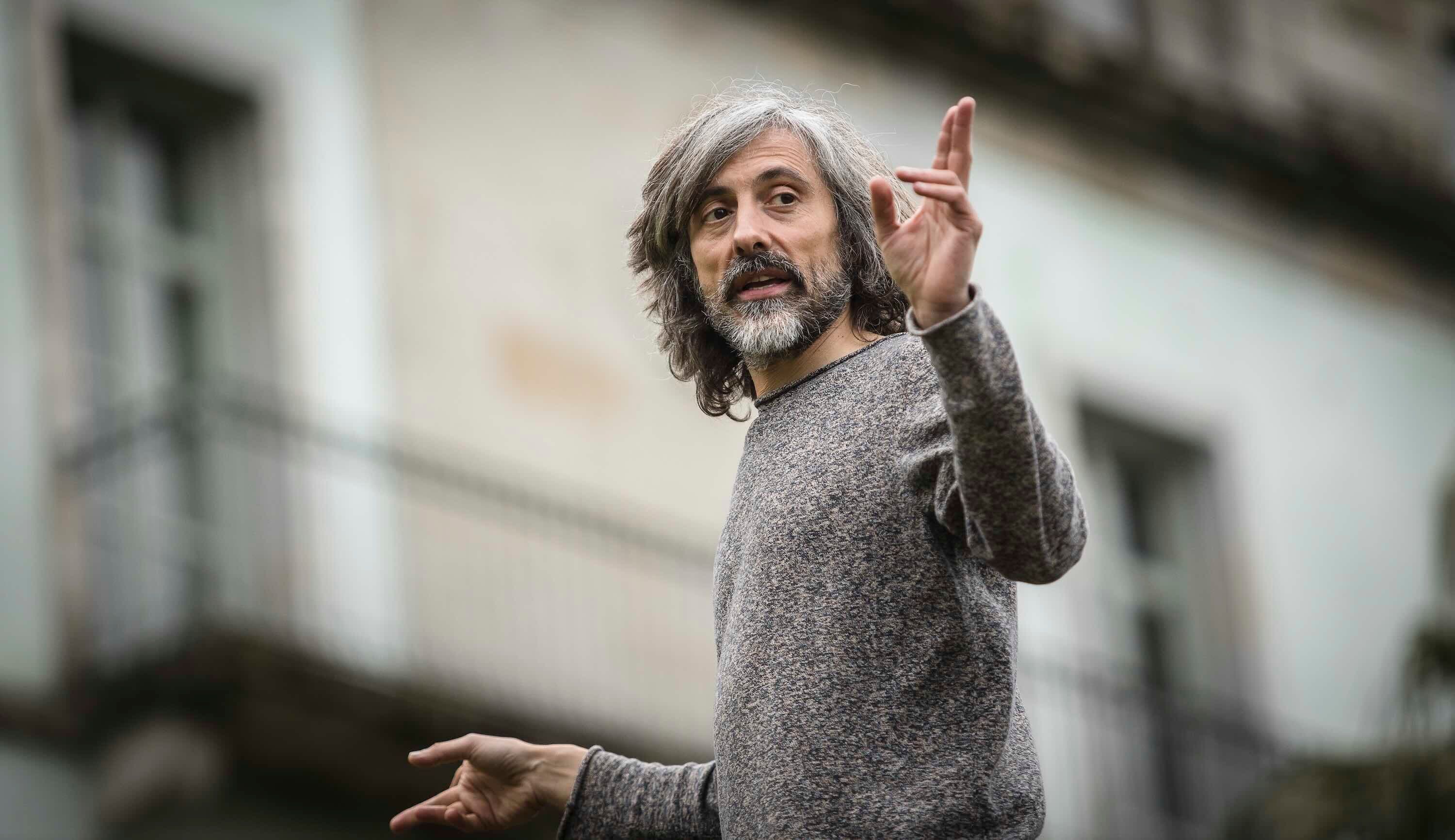 Miguel Ángel Delgado, detrás de las cámaras del rodaje de 'San Simón'