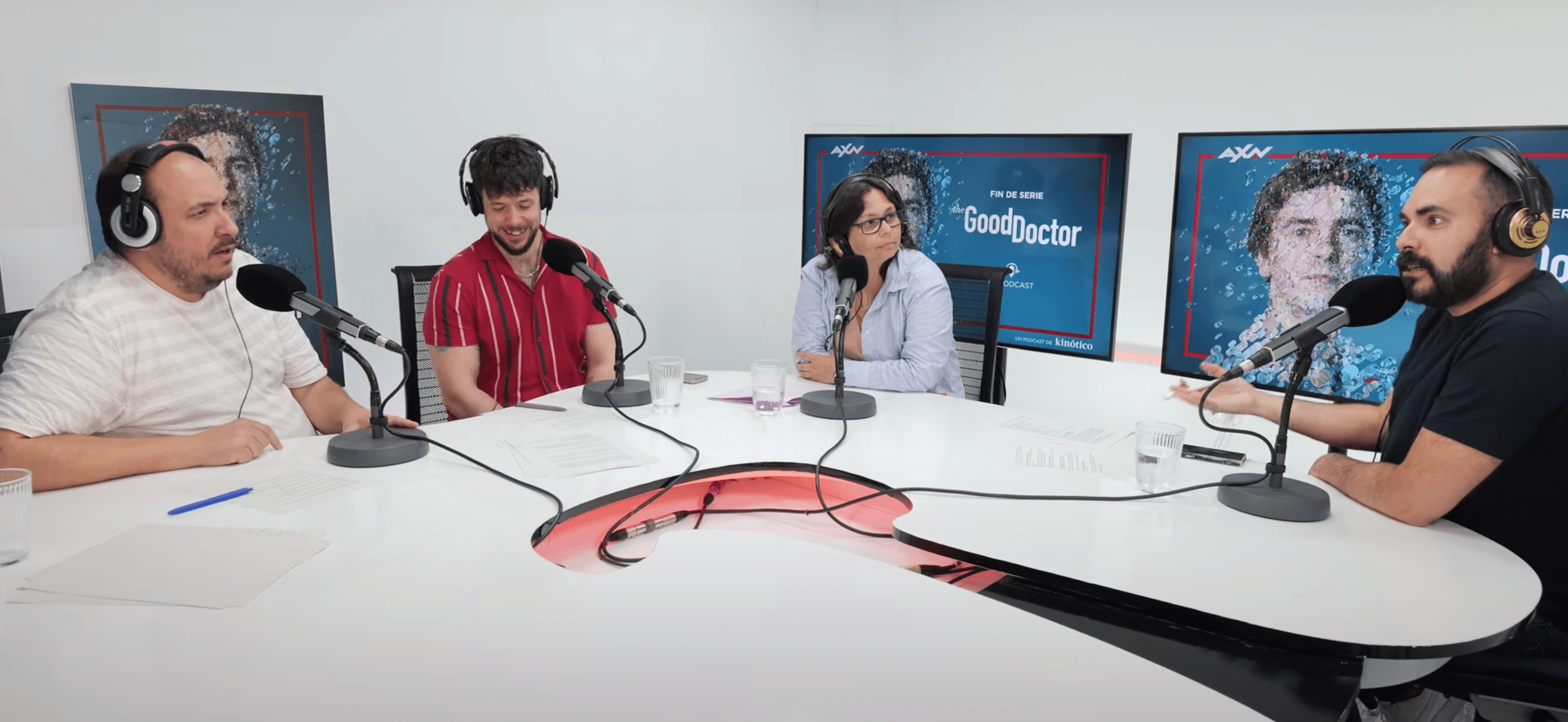 Grabación del Kinótico Extra sobre 'The good doctor' con Dani Mantilla, Javier P. Martín, Mariajo Arias y David Martos
