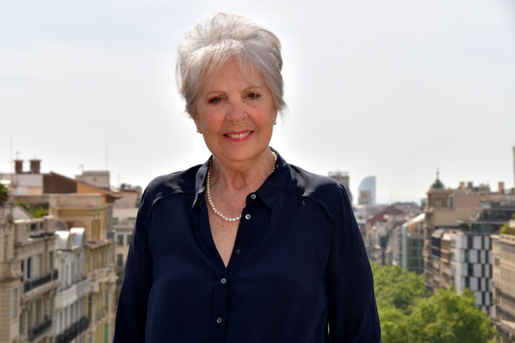 La actriz Penelope Wilton, en el photocall del BCN Film Fest 2023 para presentar 'El viaje de Harold'