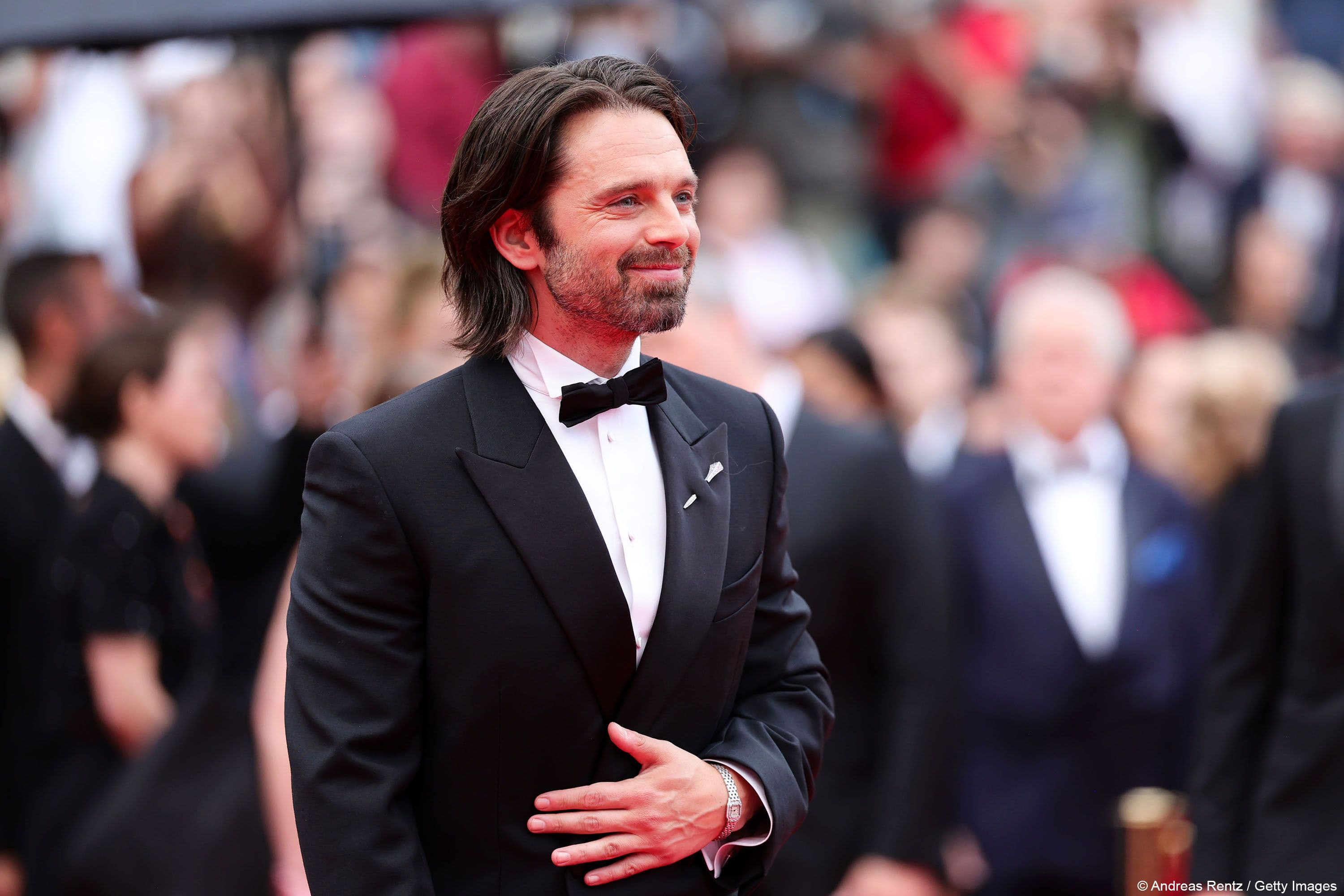 El actor Sebastian Stan, durante la alfombra roja de 'The apprentice' en Cannes 2024