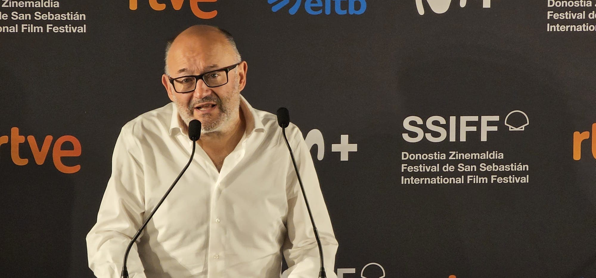 José Luis Rebordinos, director del Festival de San Sebastián, en la presentación de la 72 edición del festival