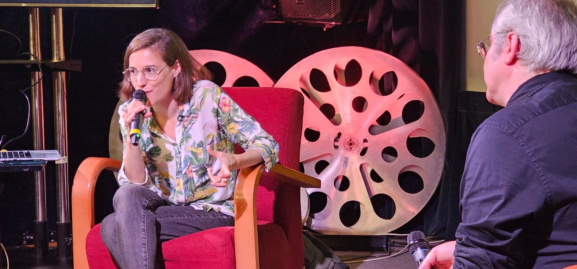Carla Simón imparte una masterclass en 'La inmortal' 2023 con la moderación del periodista Carlos Gurpegui
