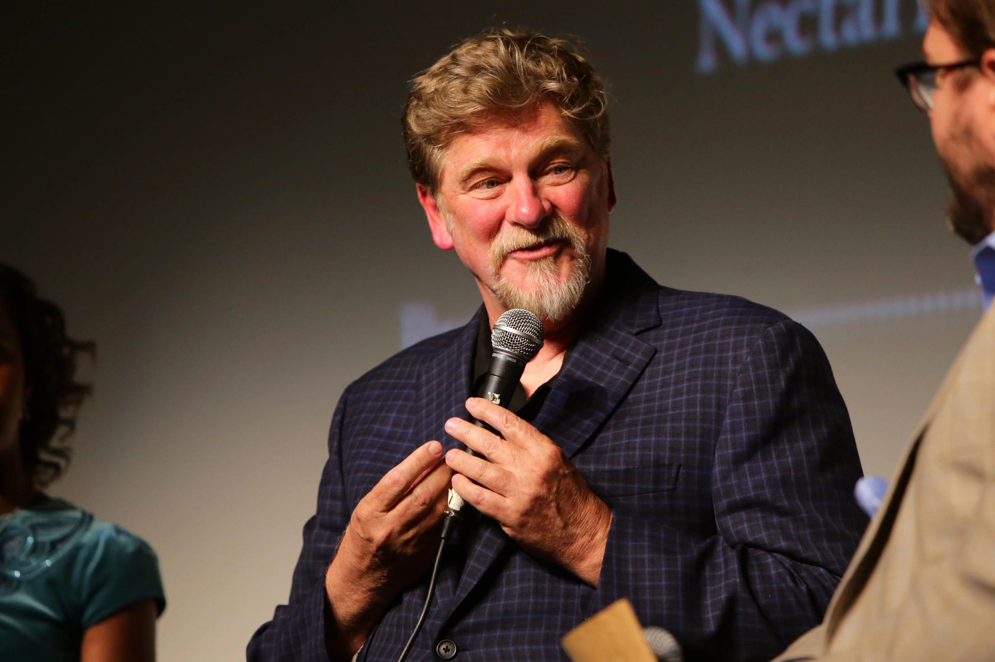 El director Roger Allers, durante un coloquio en Los Ángeles en julio del año 2015