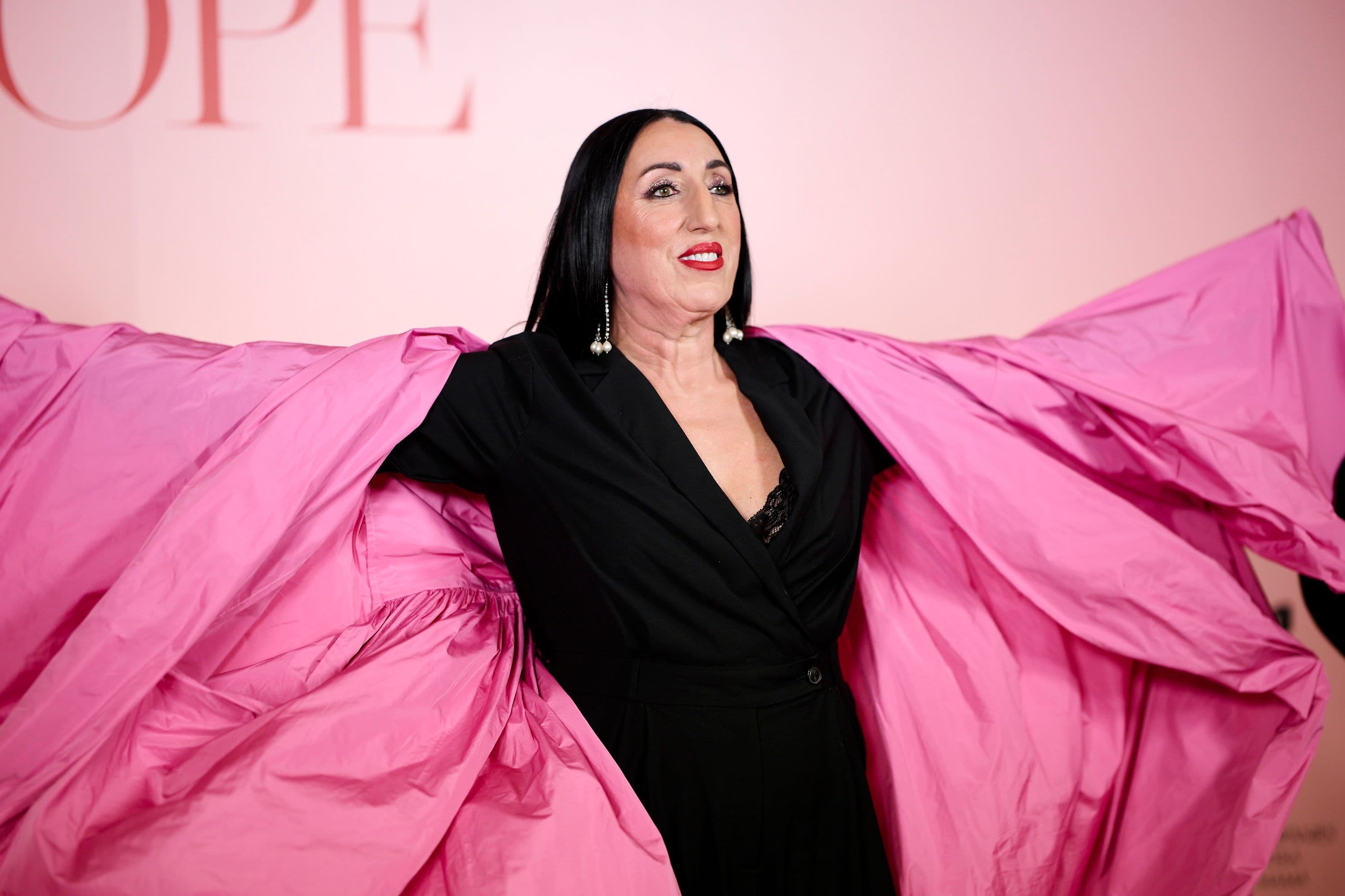 La actriz Rossy de Palma posa en el photocall de una marca de moda en otoño de 2025