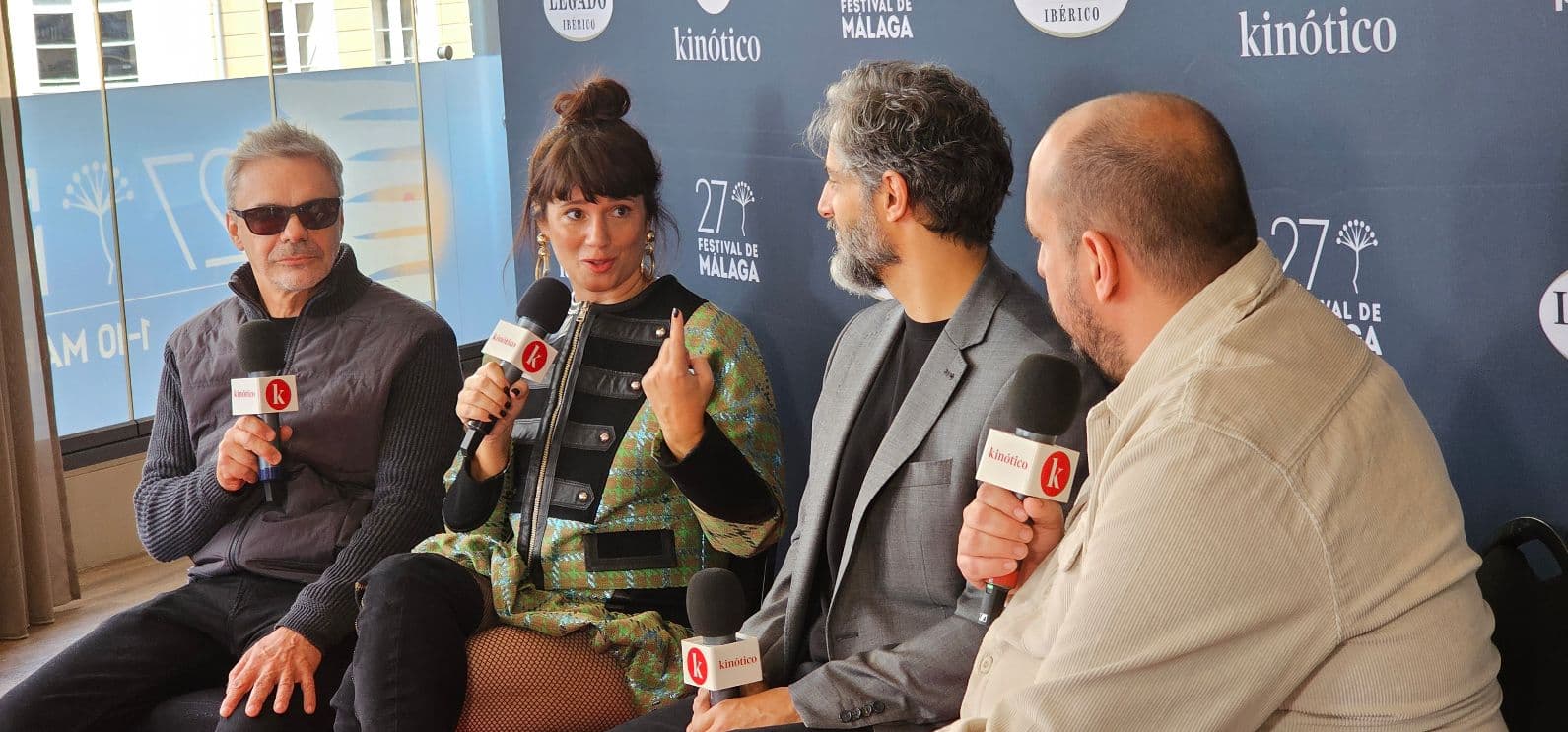 El director Sebastián Borenzstein y los actores Joaquín Furriel y Griselda Siciliani han presentado el thriller 'Descansar en paz' en el Festival de Málaga