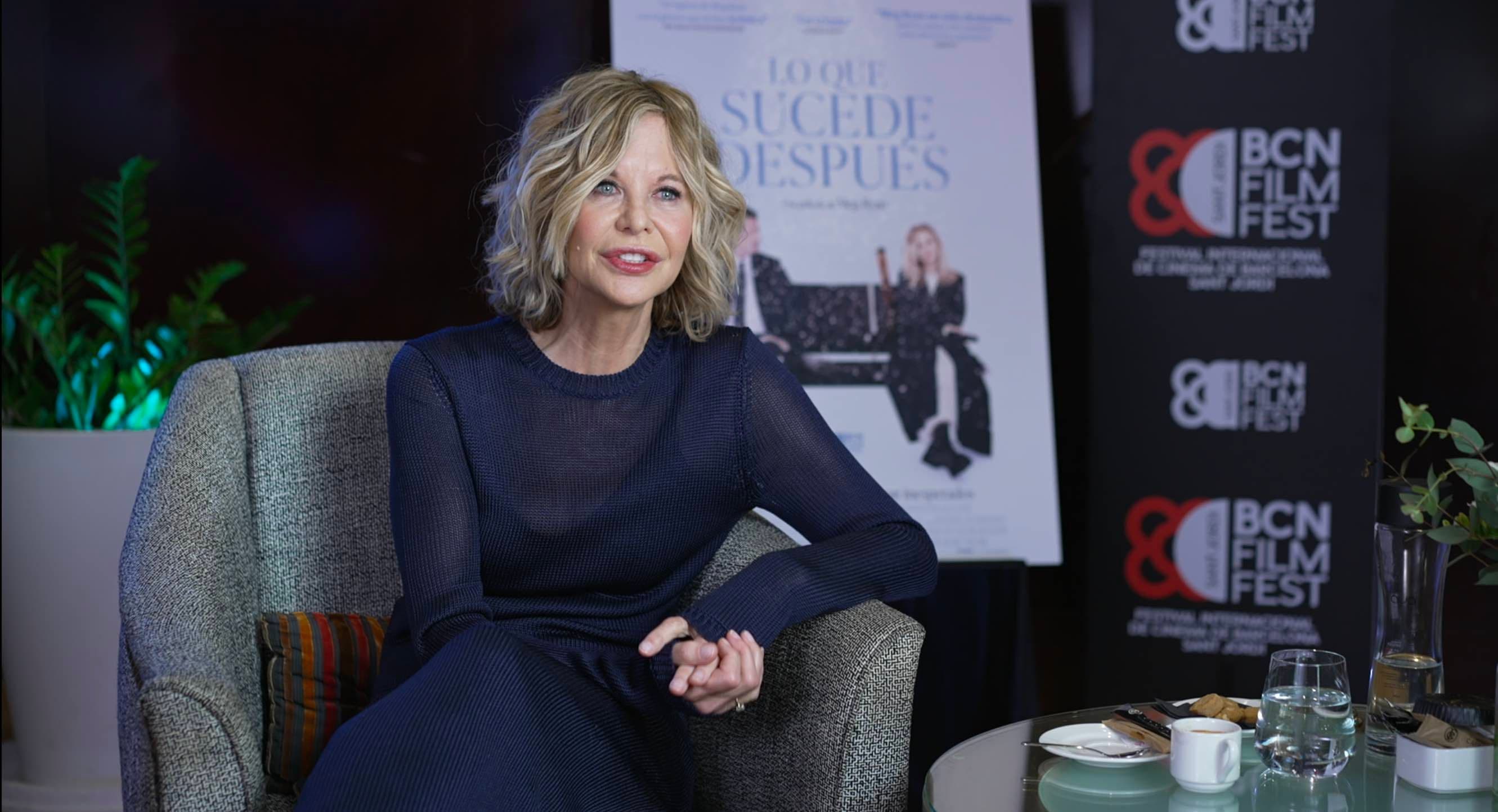 Meg Ryan en su entrevista con Kinótico en el BCN Film Fest