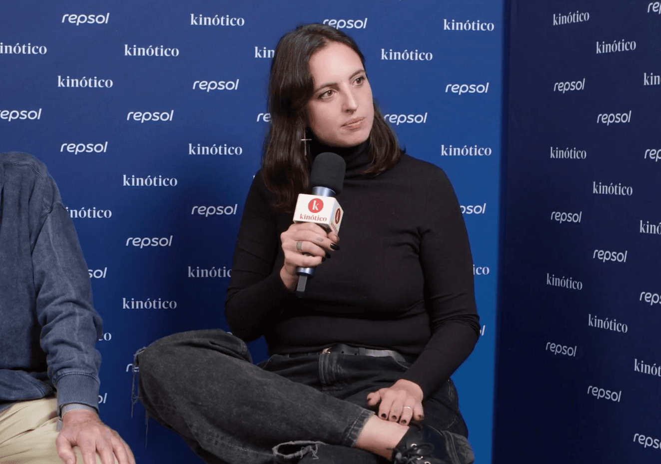 La directora Marta Medina, en el set de Kinótico en el Festival de San Sebastián 2025