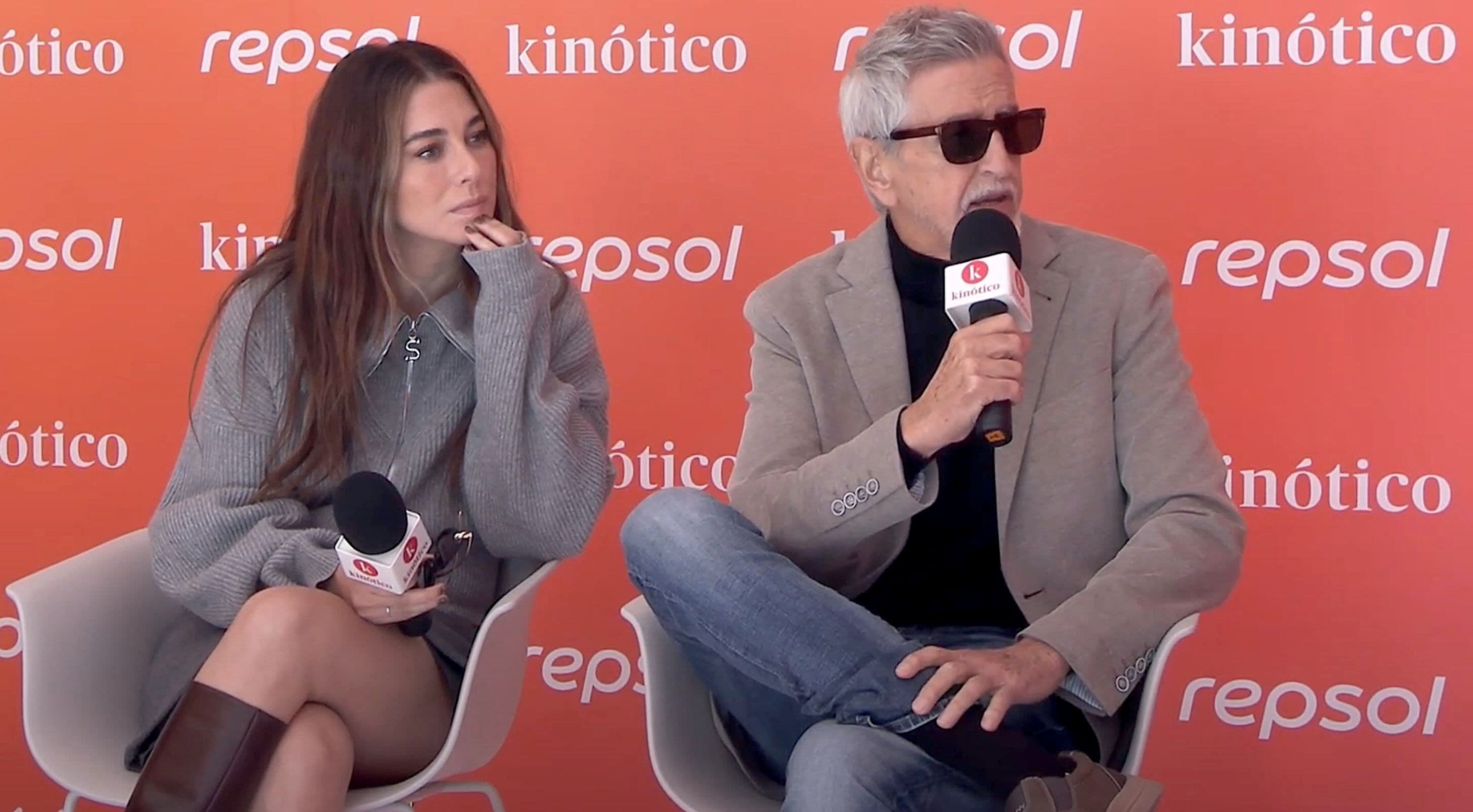 Blanca Suárez y Antonio Hernández presentan 'Parecido a un asesinato' en el set de Kinótico en San Sebastián