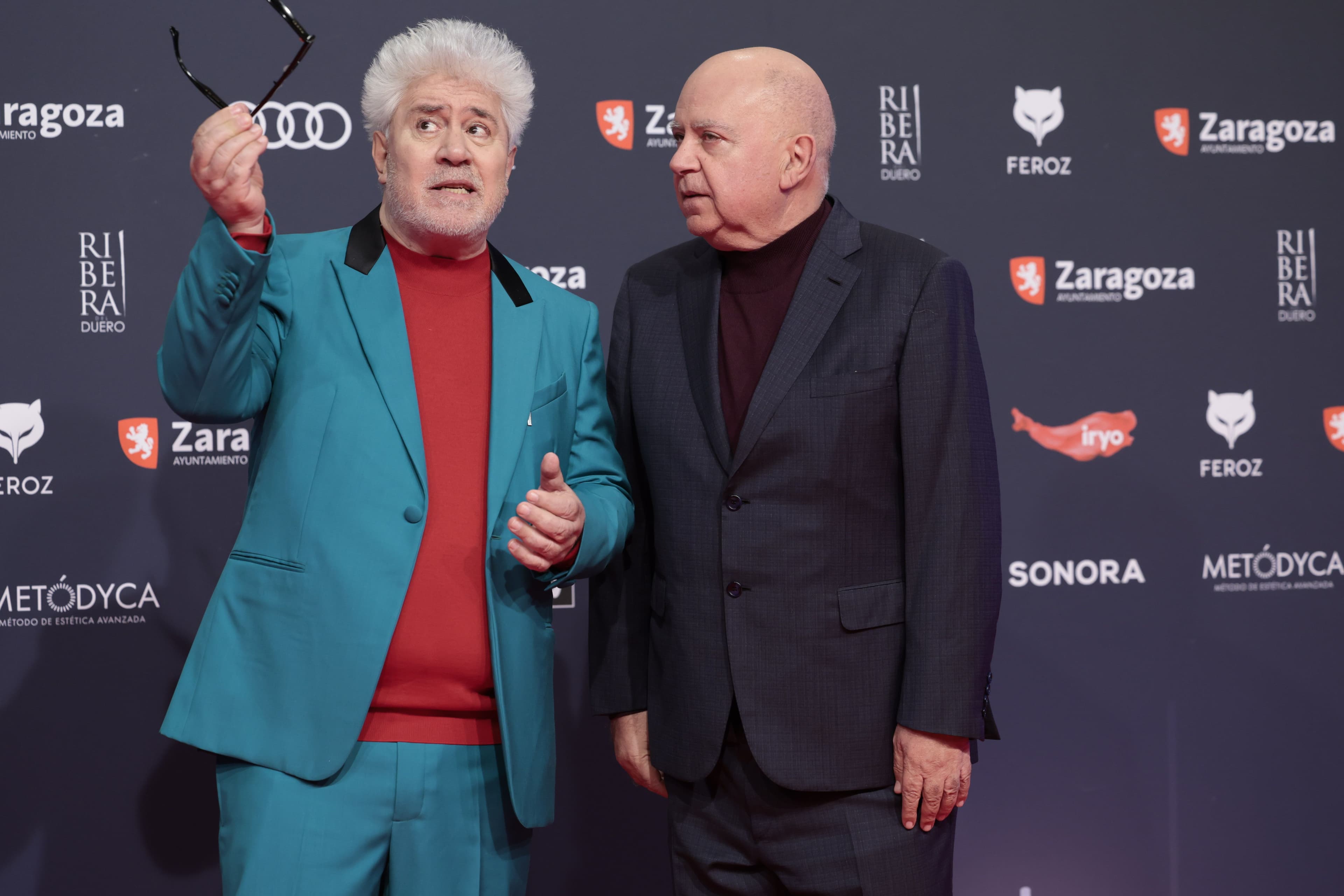 Pedro y Agustín Almodóvar, en los Feroz de 2023