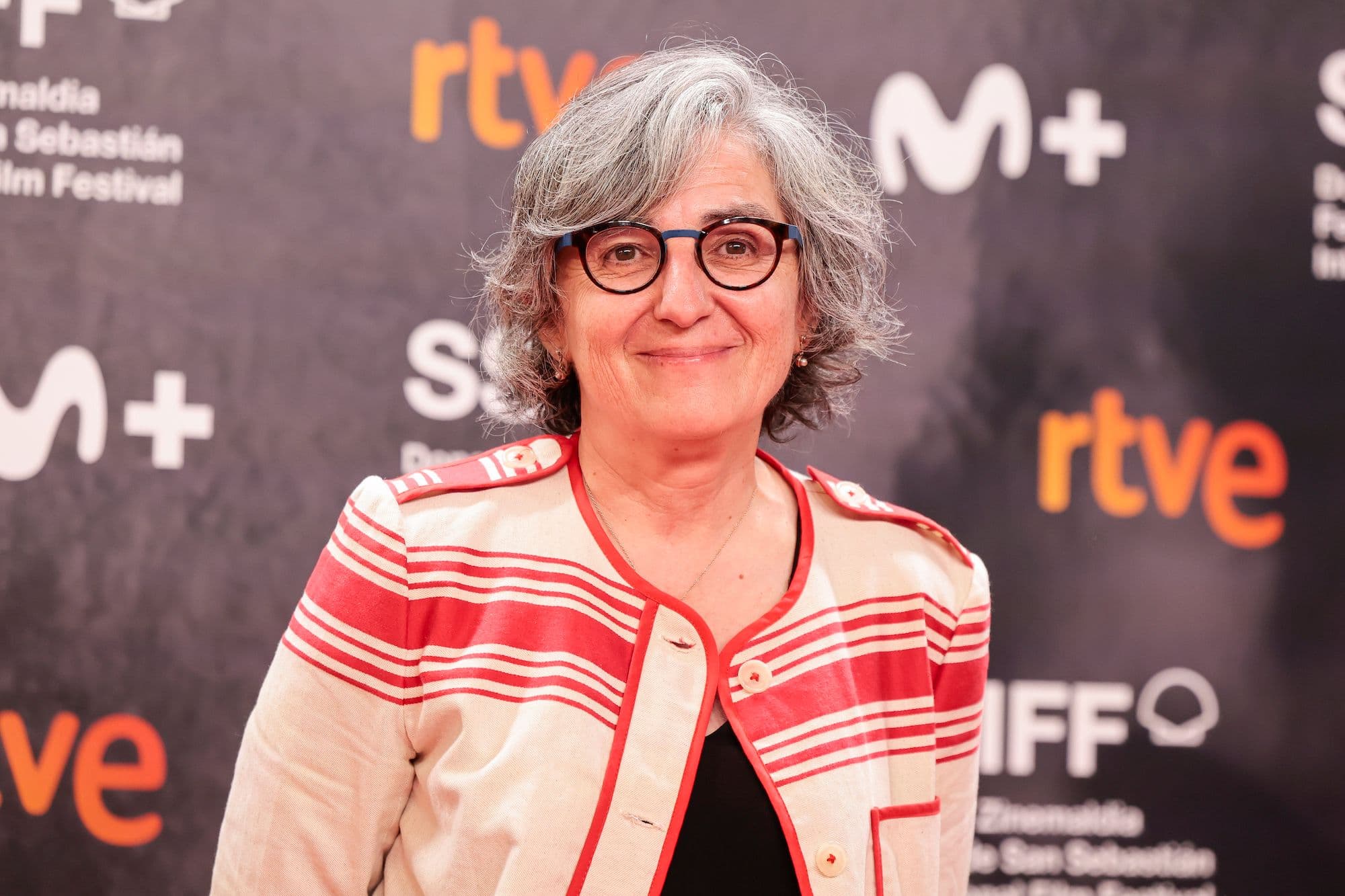 La directora Isabel Herguera, en el photocall del Festival de San Sebastián