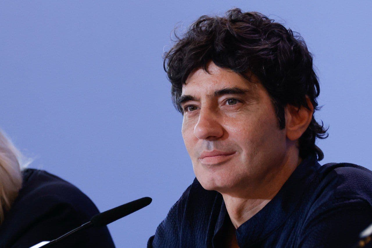 Pietro Marcello, en la rueda de prensa de 'Duse' en el Festival de Venecia