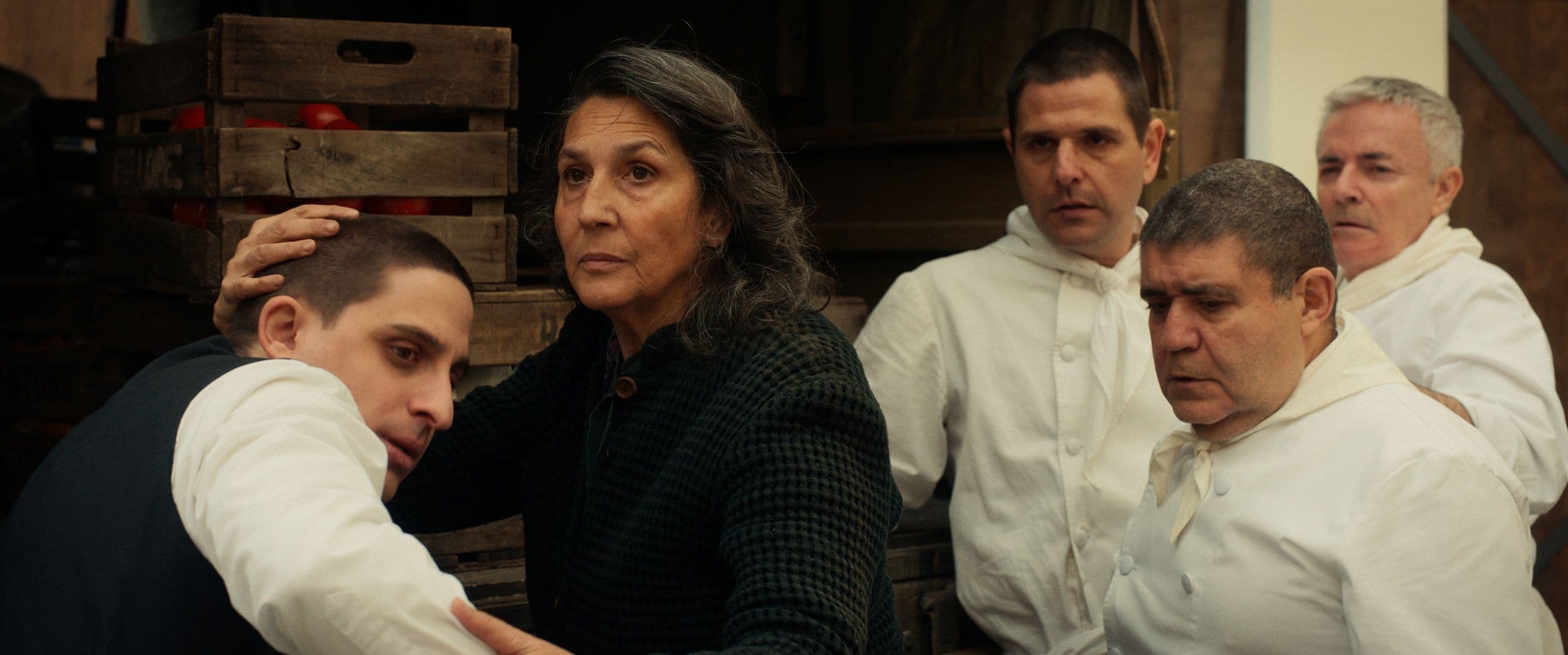 Óscar Lasarte y Elvira Mínguez en un fotograma promocional de 'La cena', de Manuel Gómez Pereira