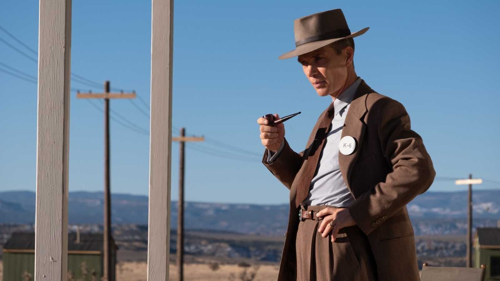 Cillian Murphy en un fotograma promocional de 'Oppenheimer'
