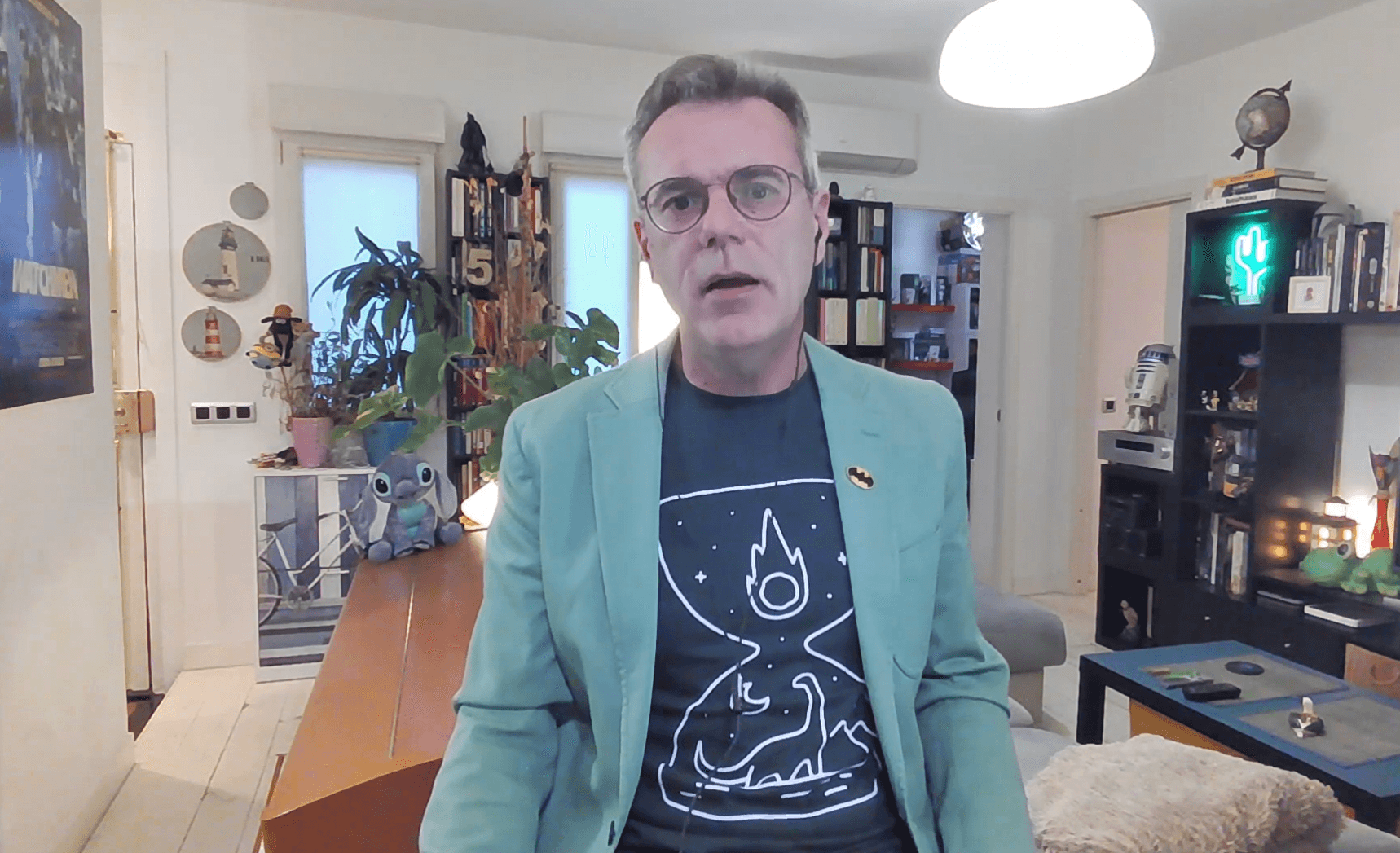 El periodista Pedro Vallín, durante 'La homilía' dedicada a la serie 'Separación'