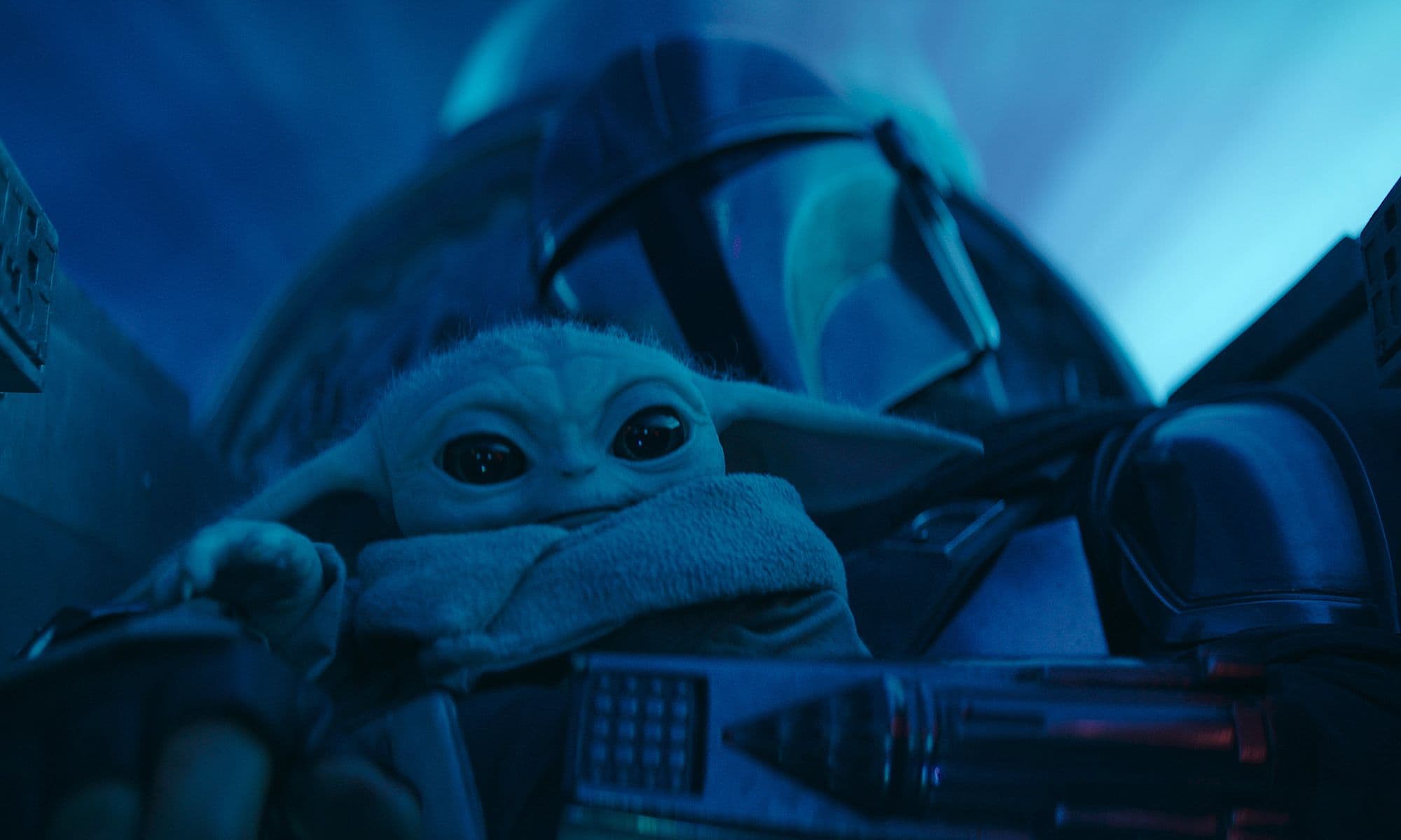 Grogu y Mando en la tercera temporada de 'The Mandalorian'